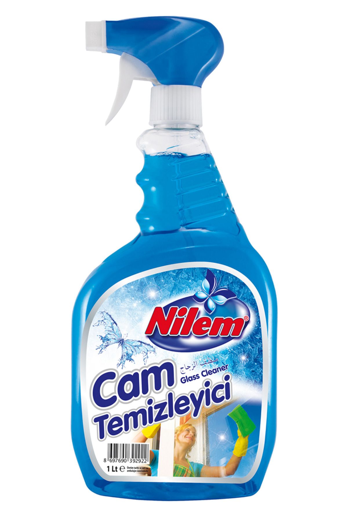 Cam Temizleyici Sprey Mavi - 1 Lt