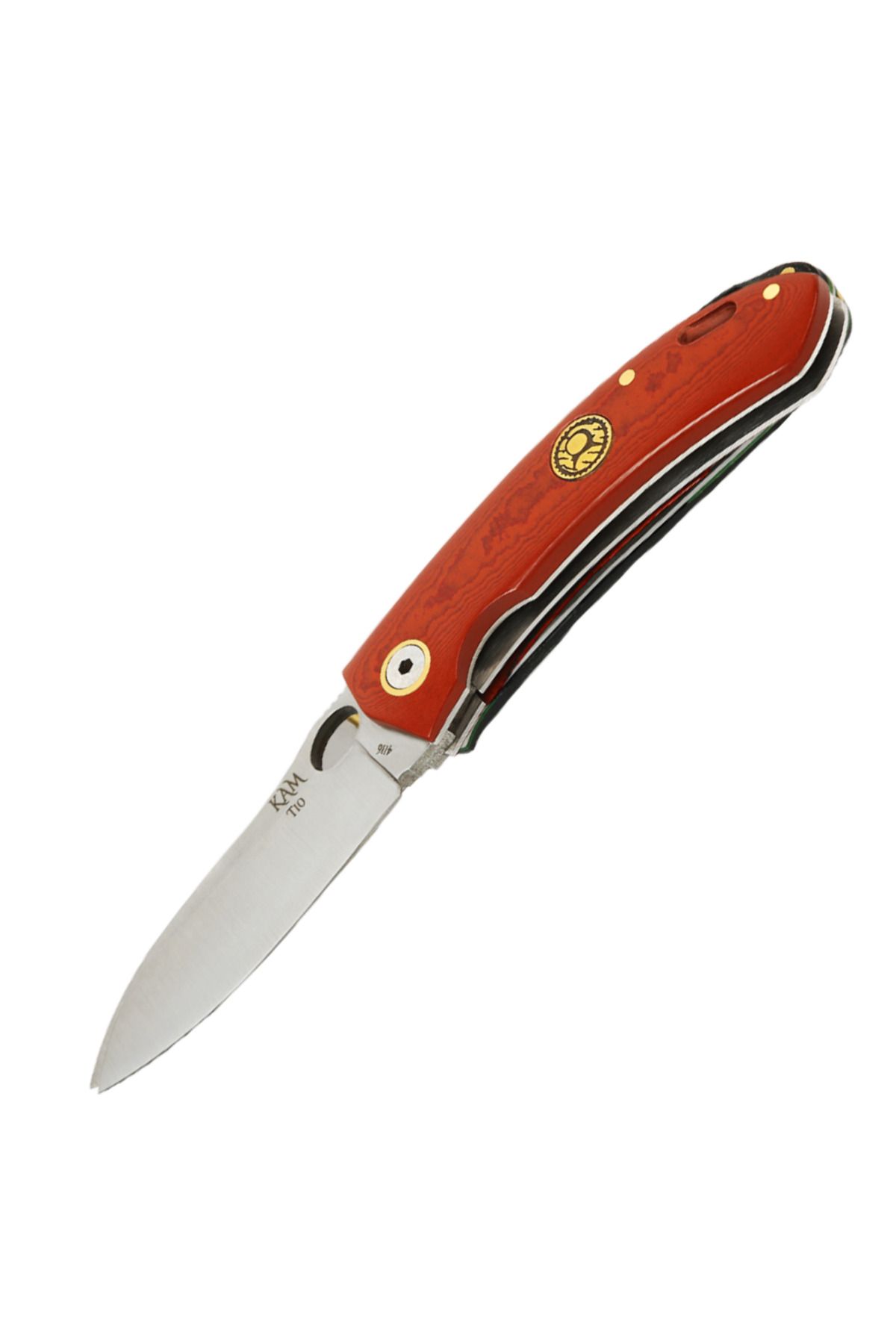 KAM KNIFE - T10 - 4116 Çelik- Kızıl - Çakı