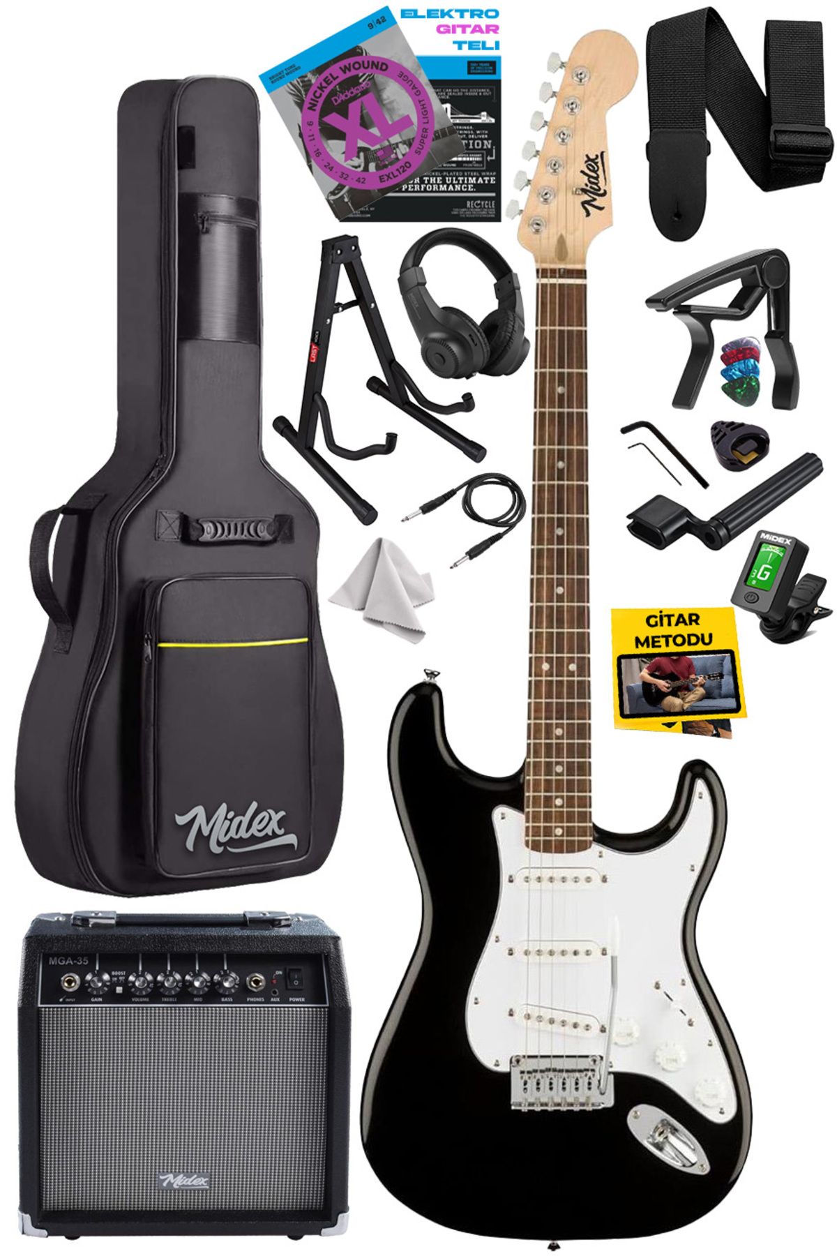 Midex Rph-30wb-35amp GülKlavye Strat Kasa Sss...