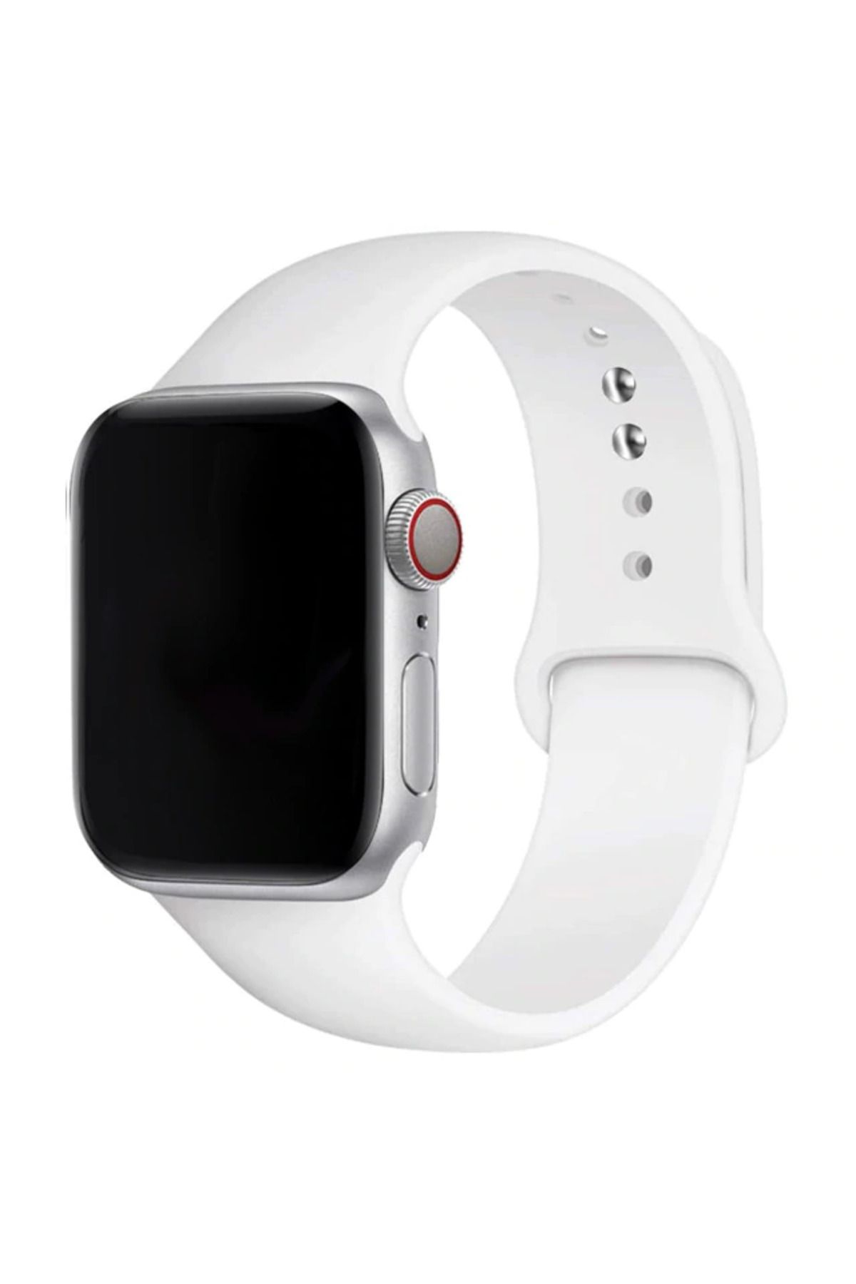 Mobaxaksesuar Apple Watch 10 42mm - 38/40/41mm S/m Beden Kordon Silikon Spor Kordon 2/3/4/5/6/se/7/8