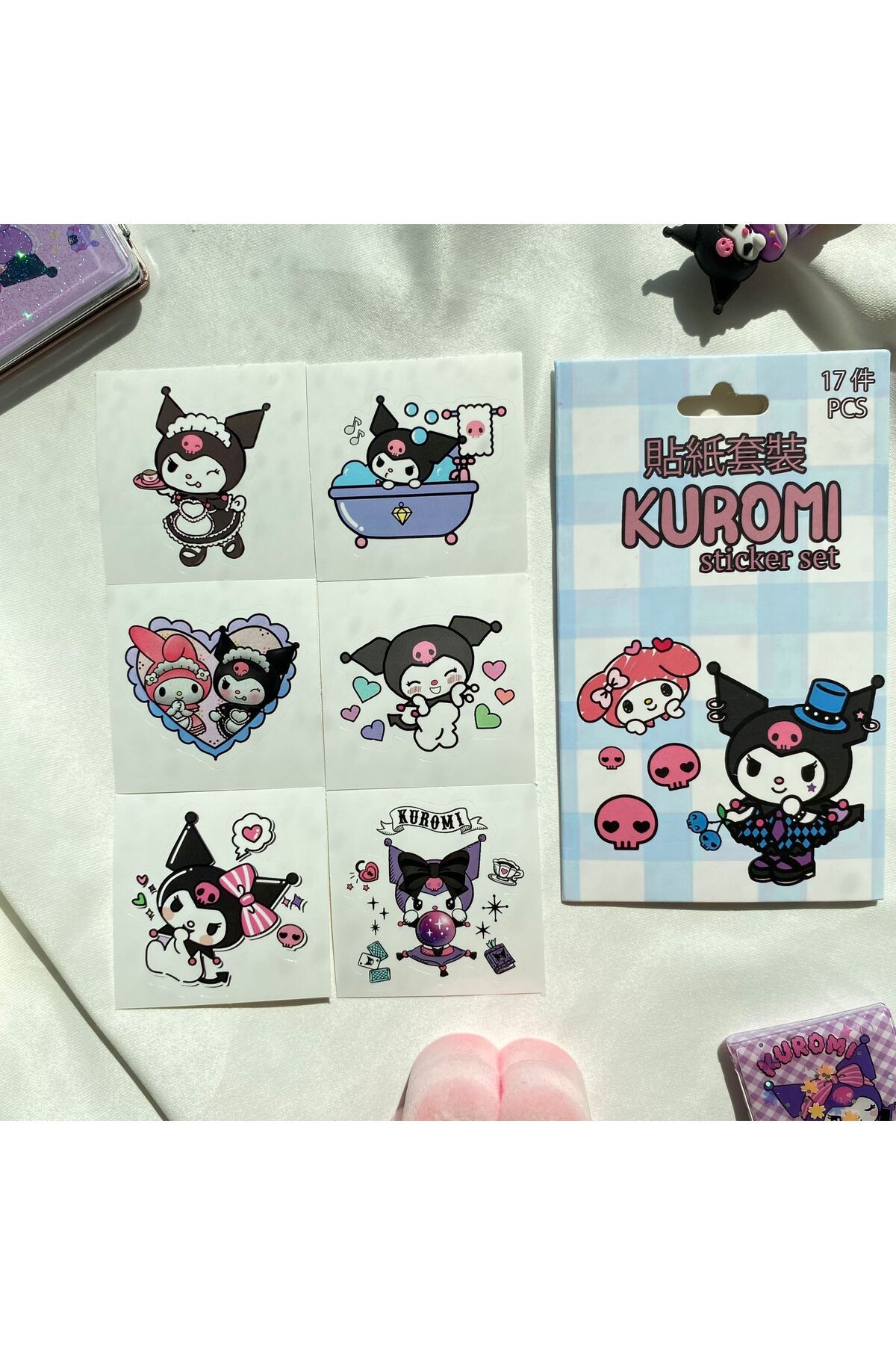 Kuromi ve My Melody Sticker Seti