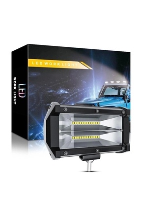 Dc 12-24v Su Geçirmez Çift Sıra 24 Led Off Road Spot Lambası 72w Image 0