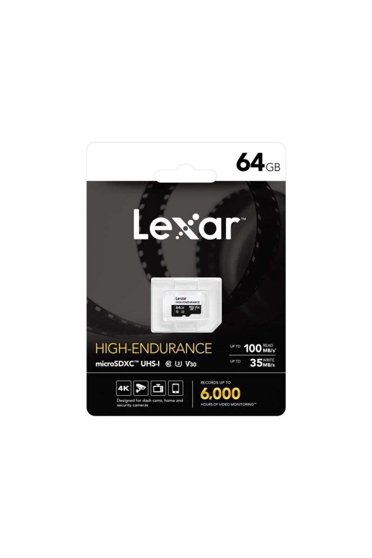 High Endurance 64gb Micro SD 100MB V30 4K Hafıza Kartı