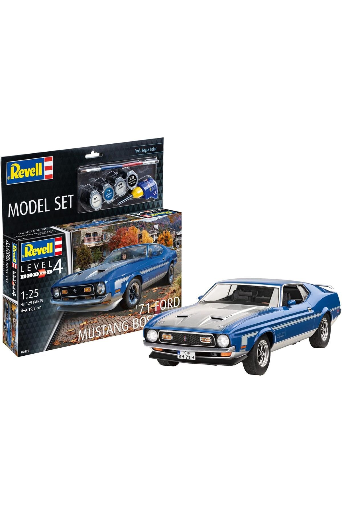 REVELL , M.Set 71 Ford Boss351, Oyuncak