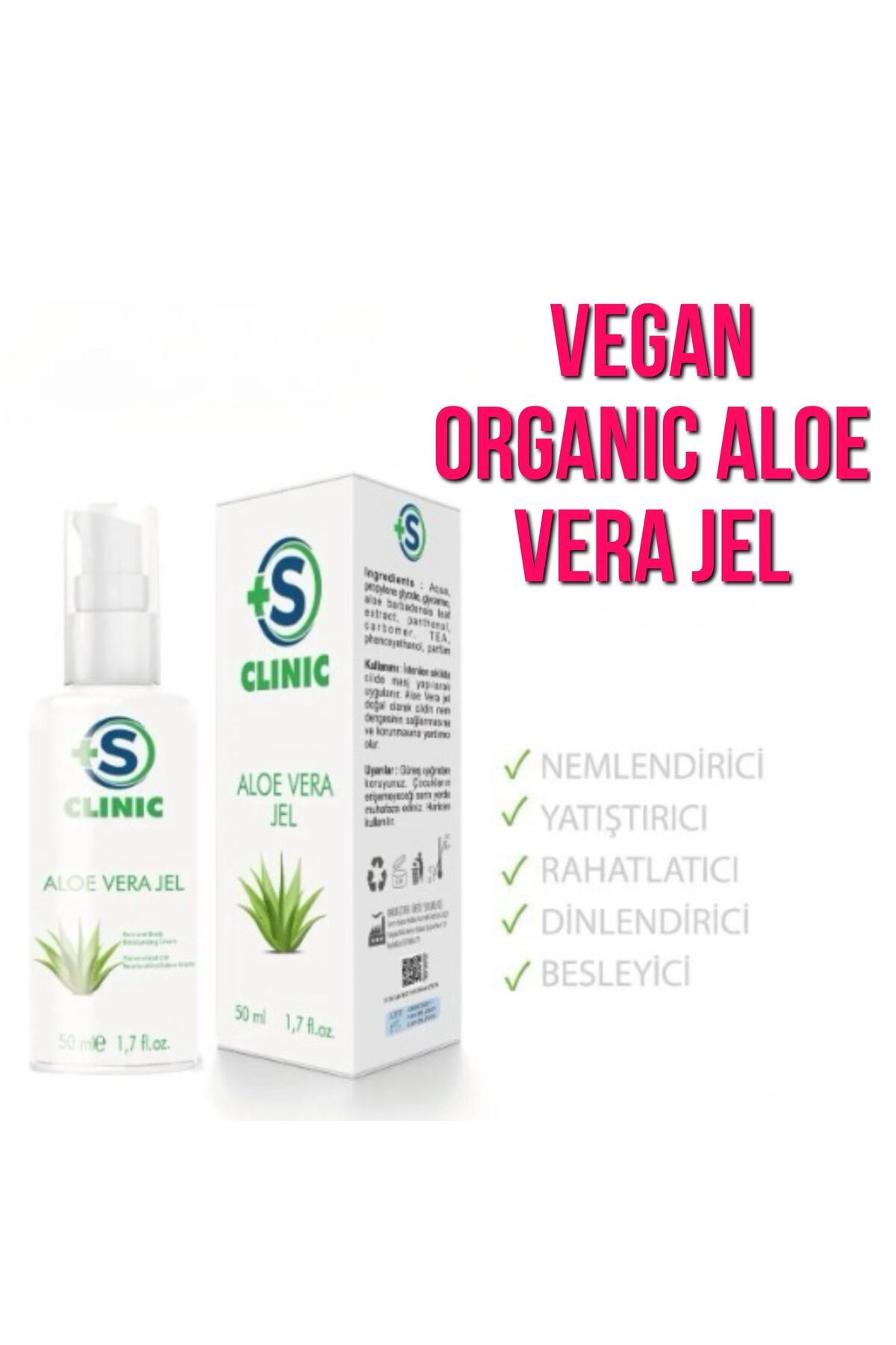 DUDAKTAN KALBE Aloe Vera ElYüz Ve Vücut Nemle...