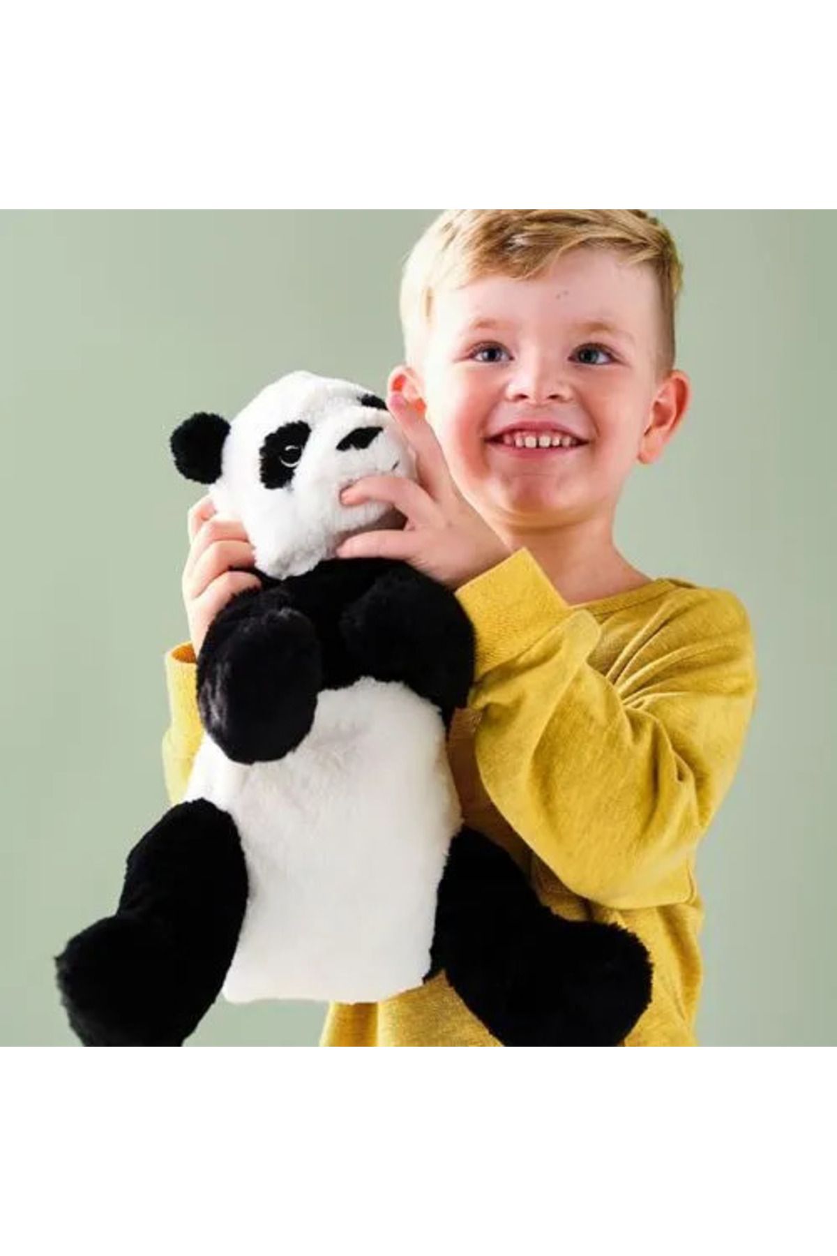 Sumuhome Kramıg Yumuşak Peluş Panda Oyuncak Beyaz-siyah 30 Cm