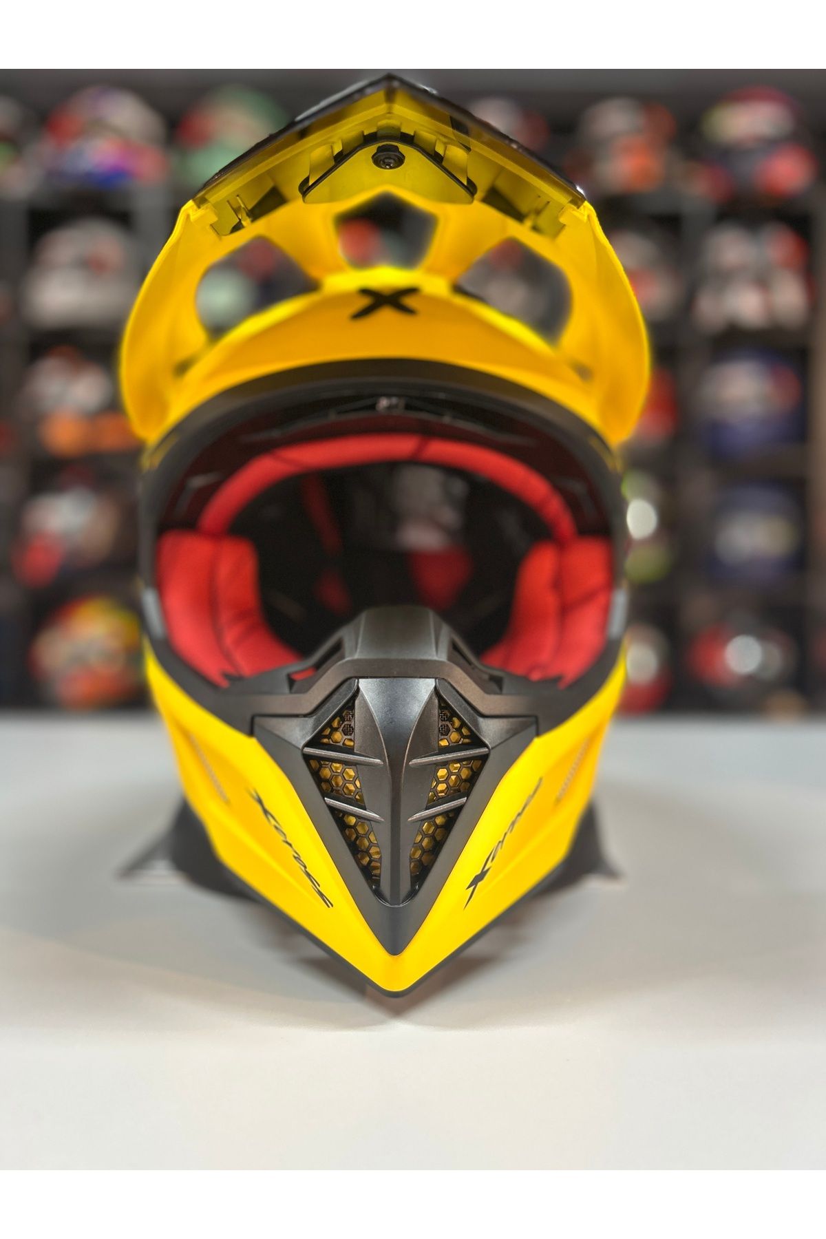 X- CROSS SC- DULL YELLOW  KROSS KASK H.R.P DIŞ KABUK