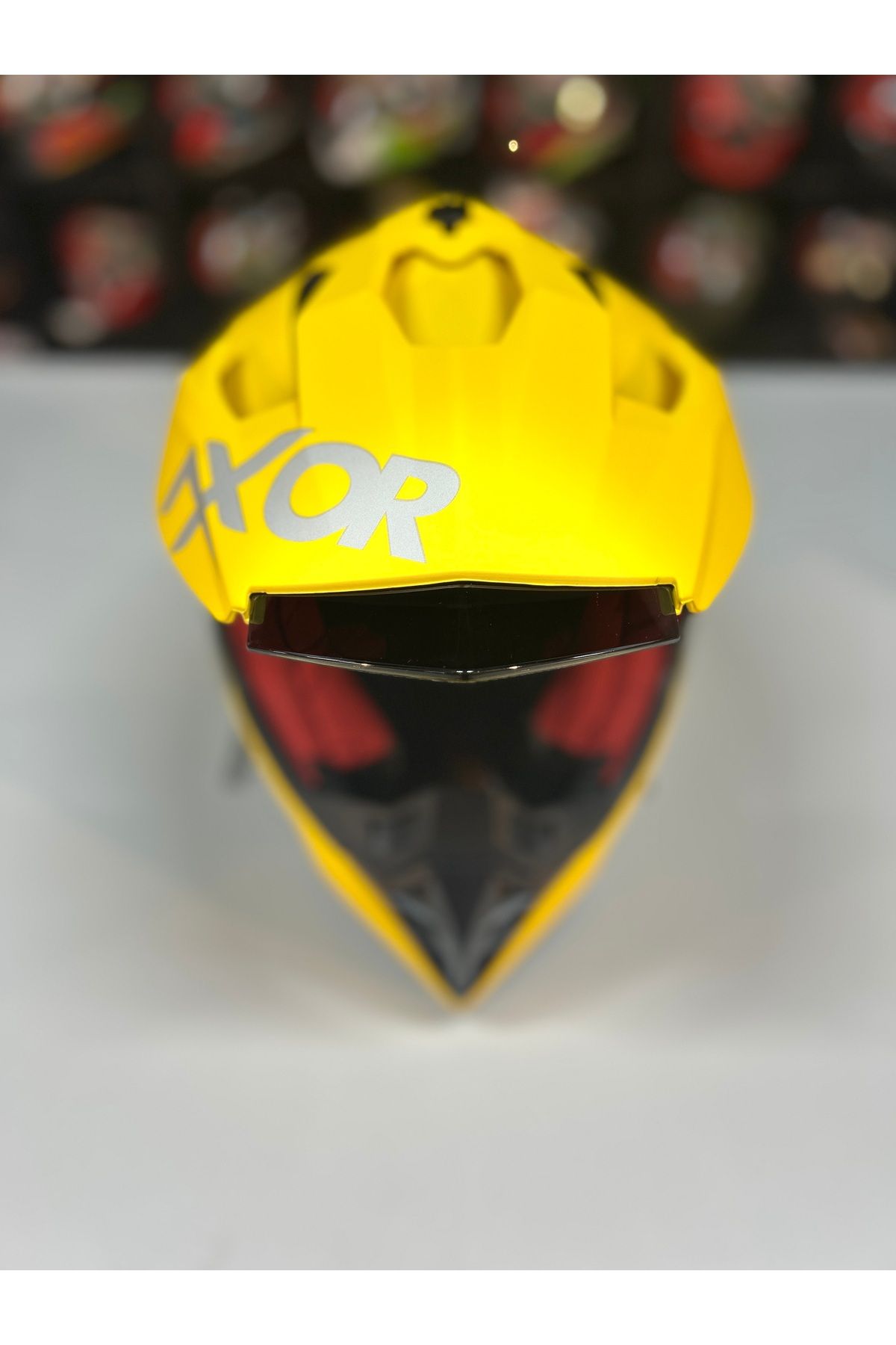 X- CROSS SC- DULL YELLOW  KROSS KASK H.R.P DIŞ KABUK