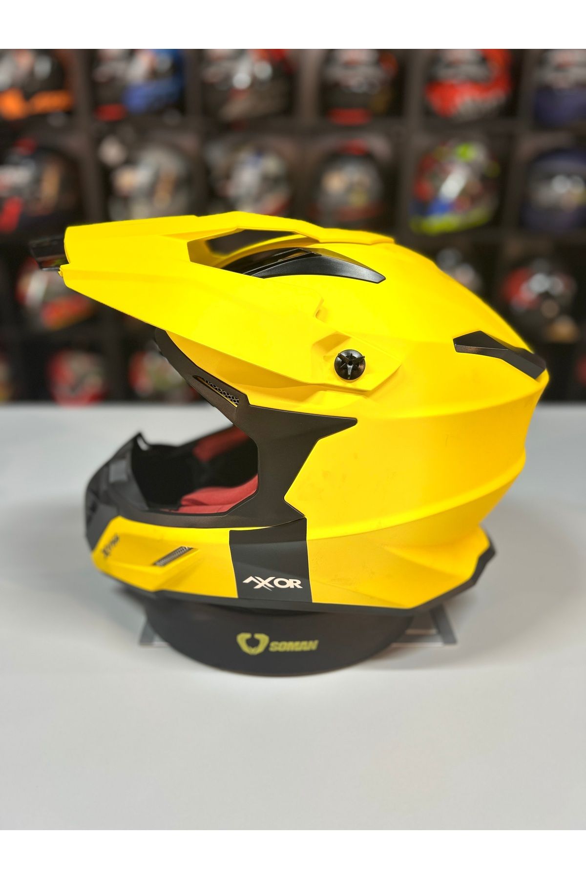 X- CROSS SC- DULL YELLOW  KROSS KASK H.R.P DIŞ KABUK