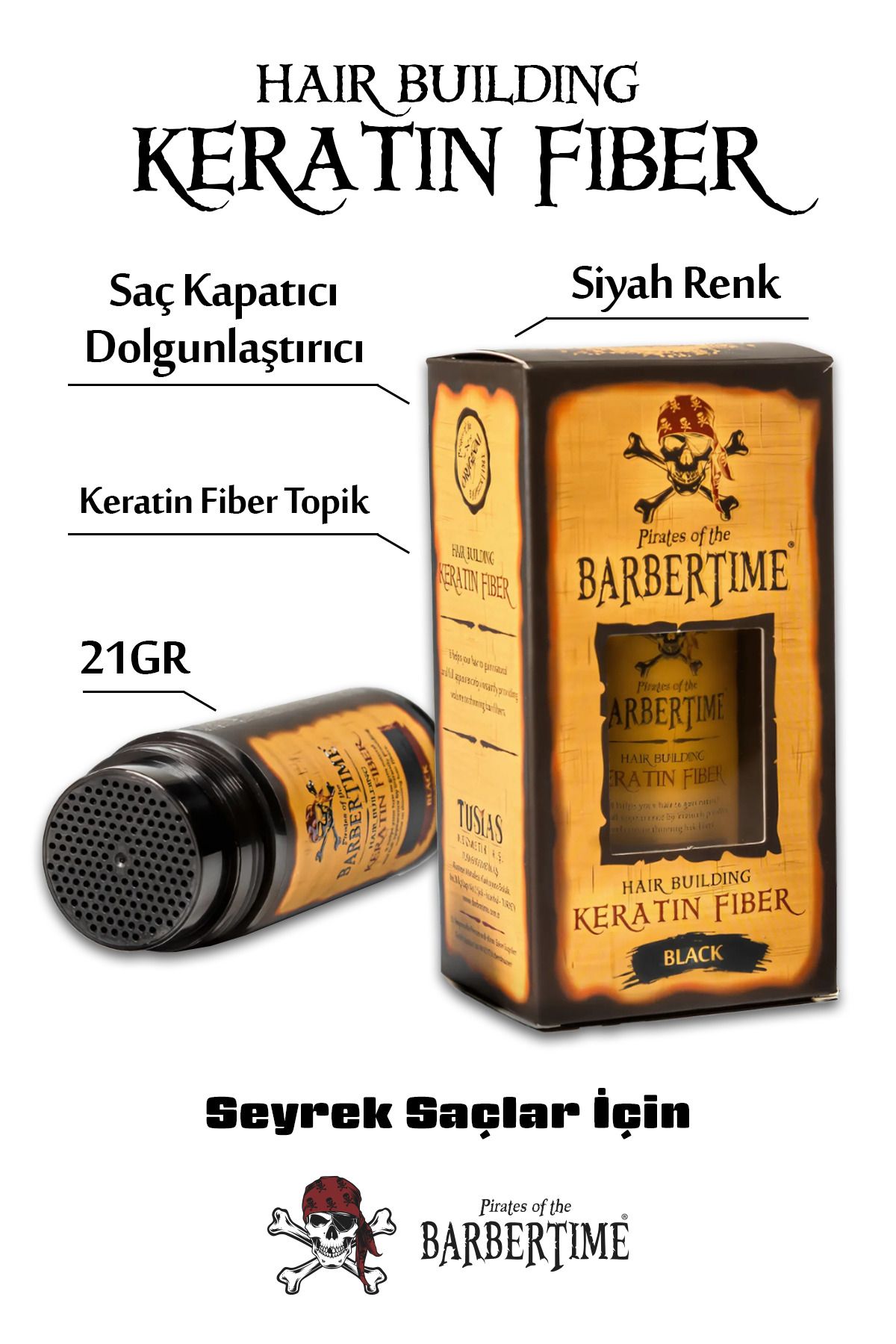 Barbertime Hair BuildingKeratin Fiber - Kerat...