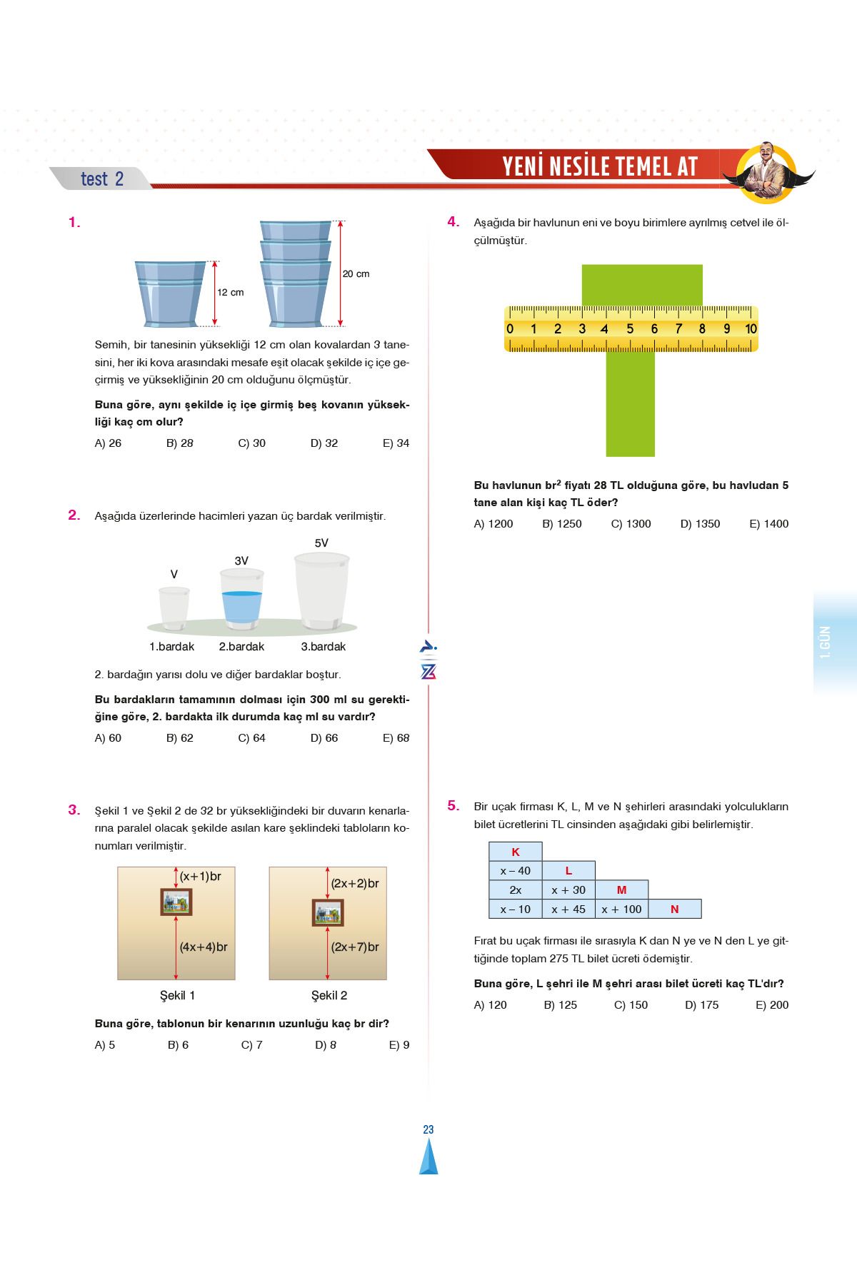 10 Günde Temel Atma Problemler Garanti - Bıyıklı Matematik - Paraf Z Takımı / 9786257423854