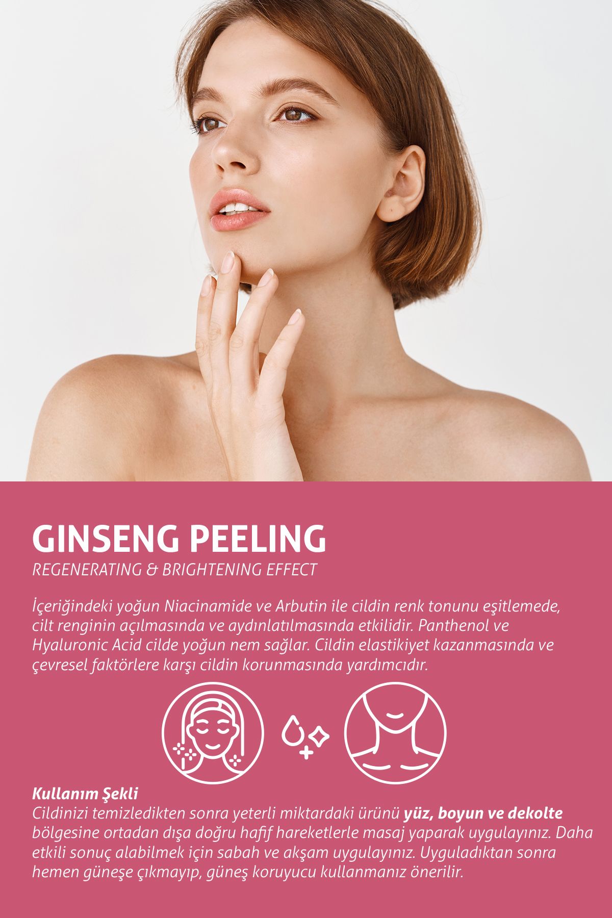 Cilt Beyazlatıcı & Gınseng Peelıng 2'li Set