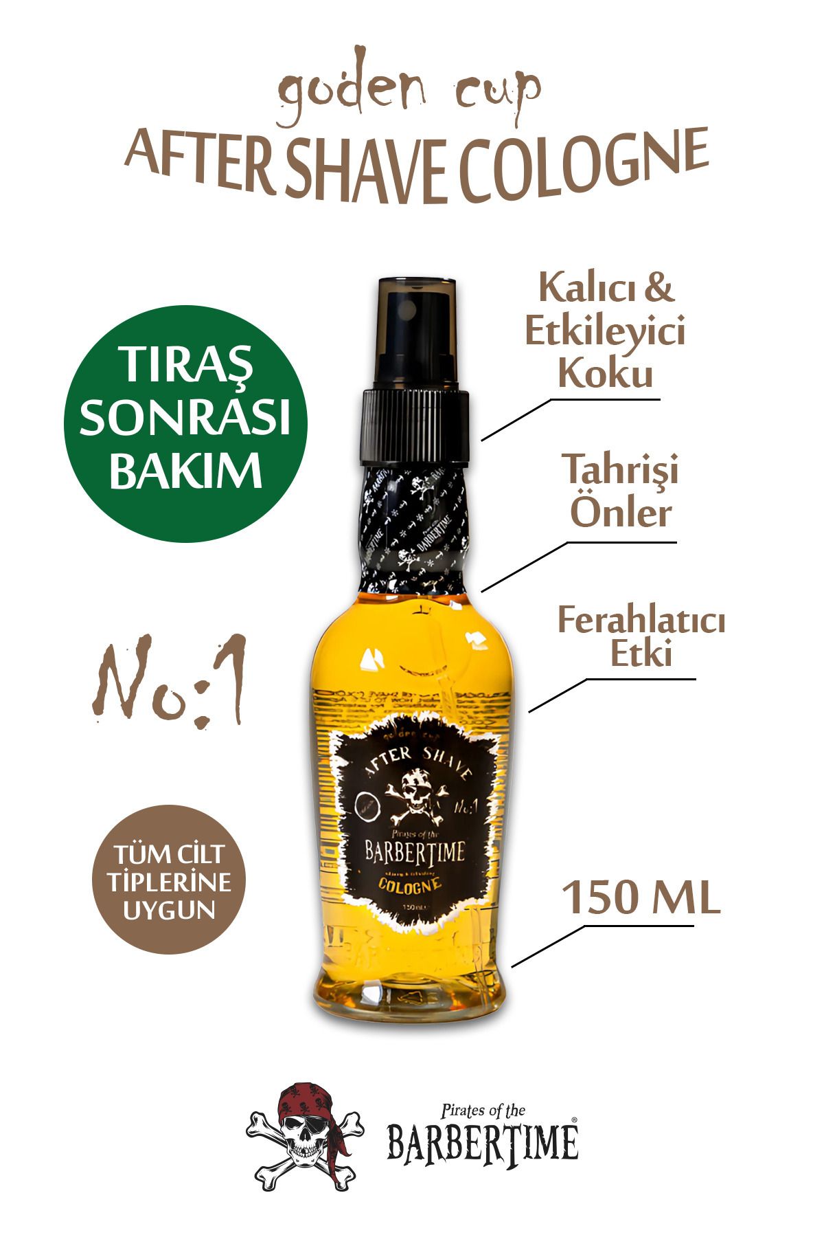 Barbertime After Shave GoldenCup No-1 - Traş...