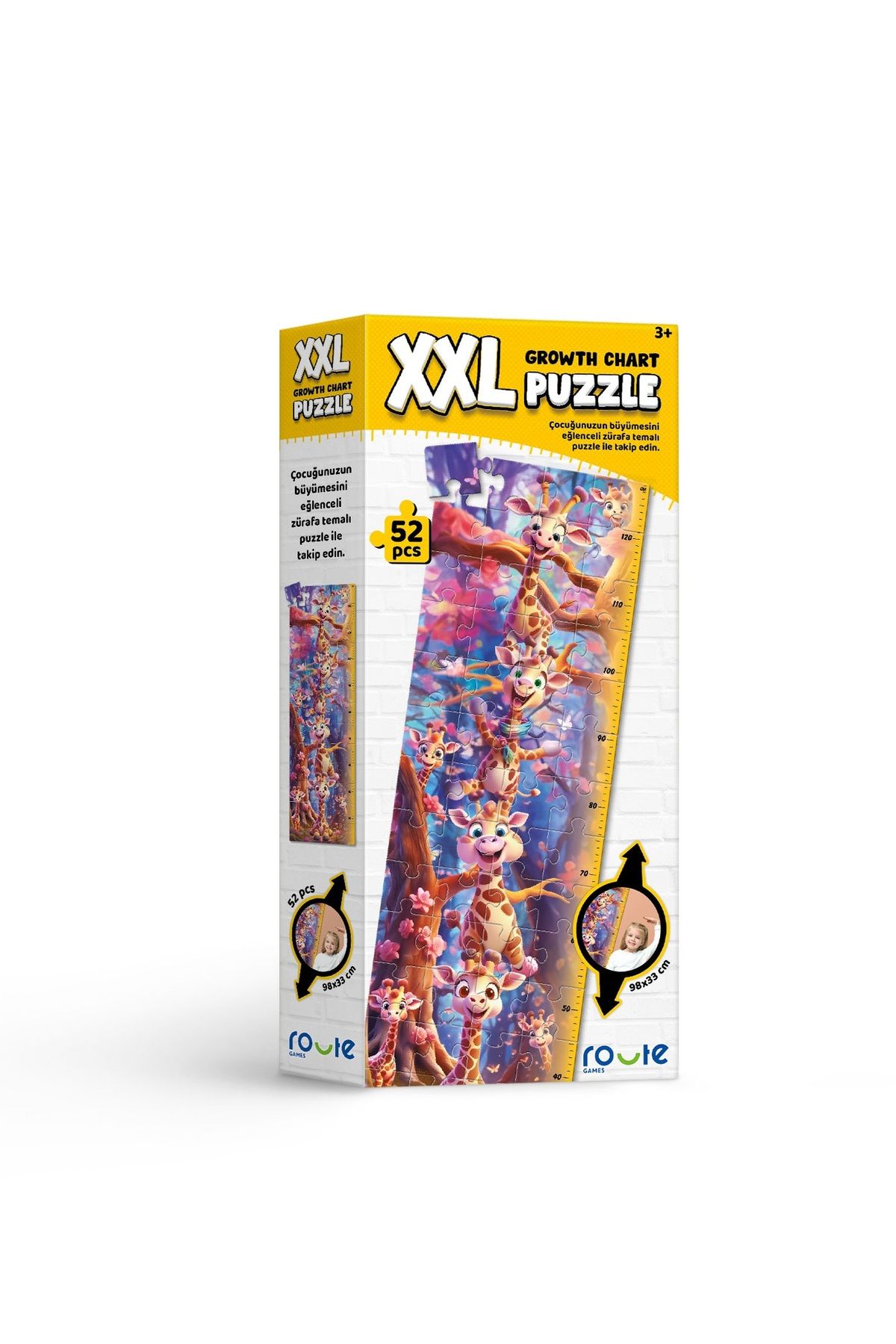 ROUTE Xxl Puzzle EğlenceliZürafalar 98* 33 Cm