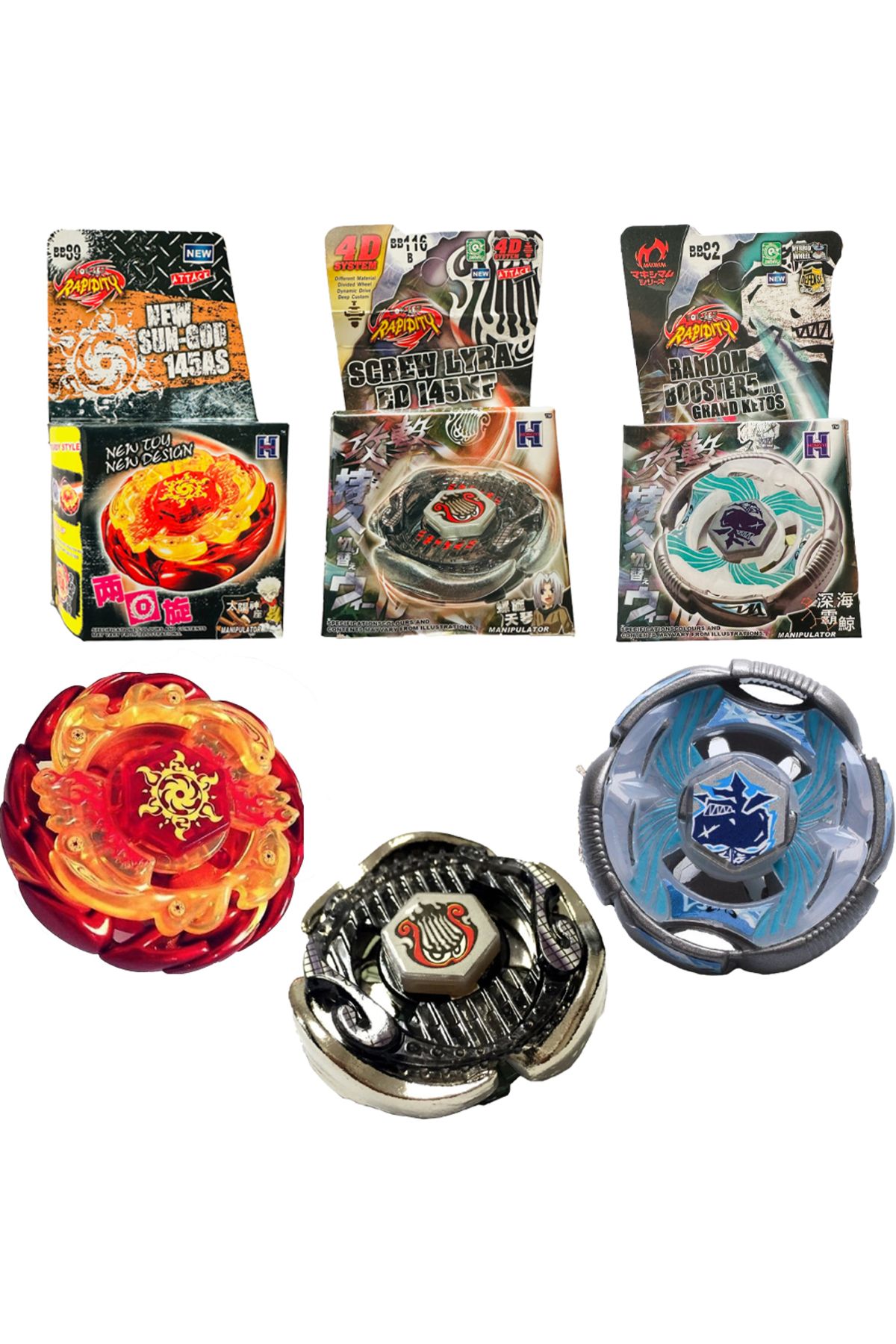 BeybladeMetal Fusion GrandCetus (BB-82) & Scr...