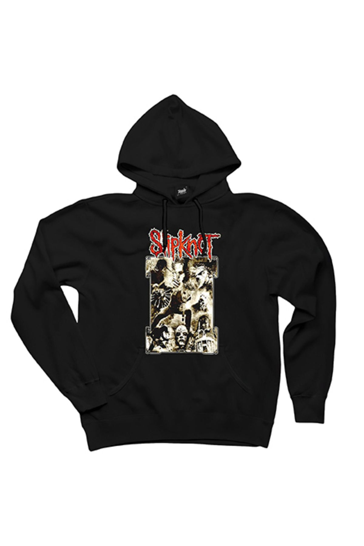 WAKHA Slipknot Siyah KapşonluSweatshirt Hoodi...