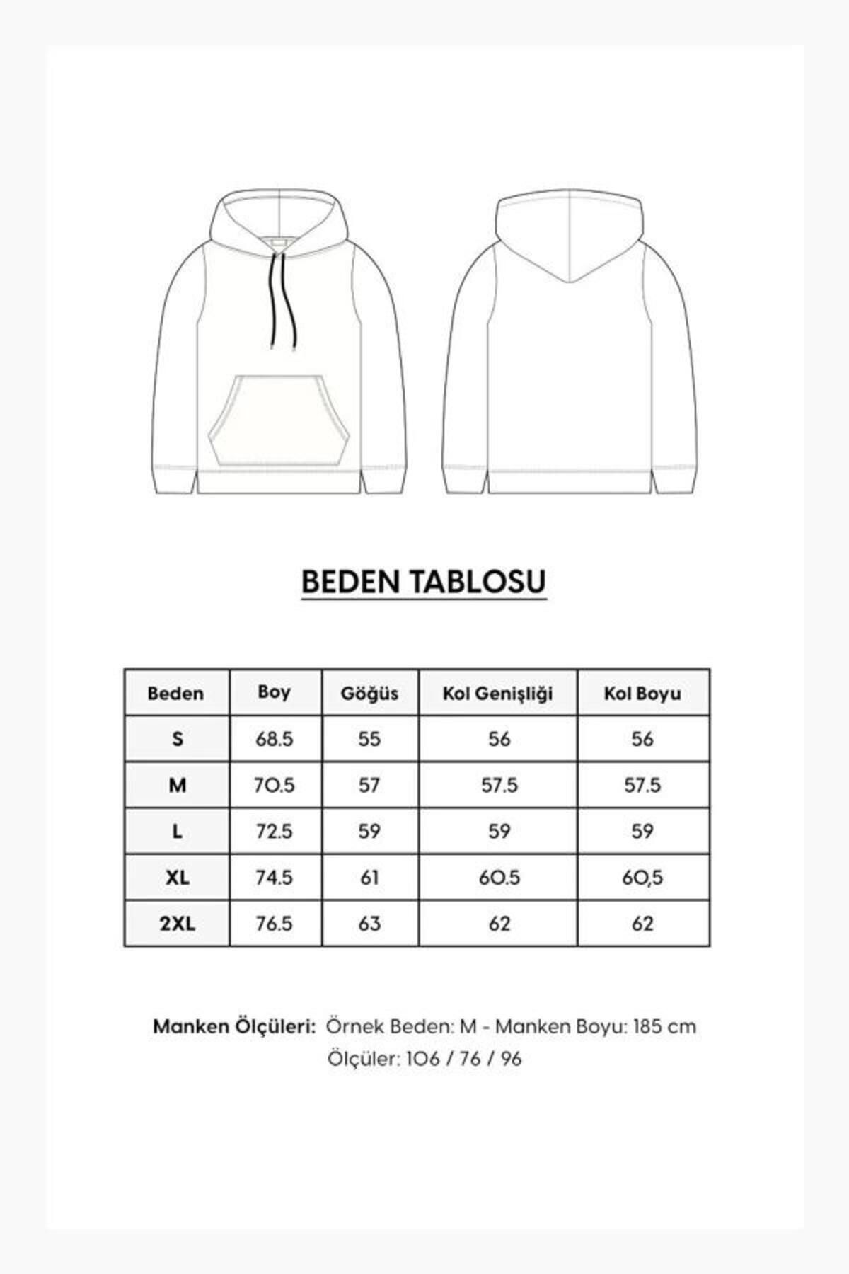 Unisex kırmızı  Sweatshirt