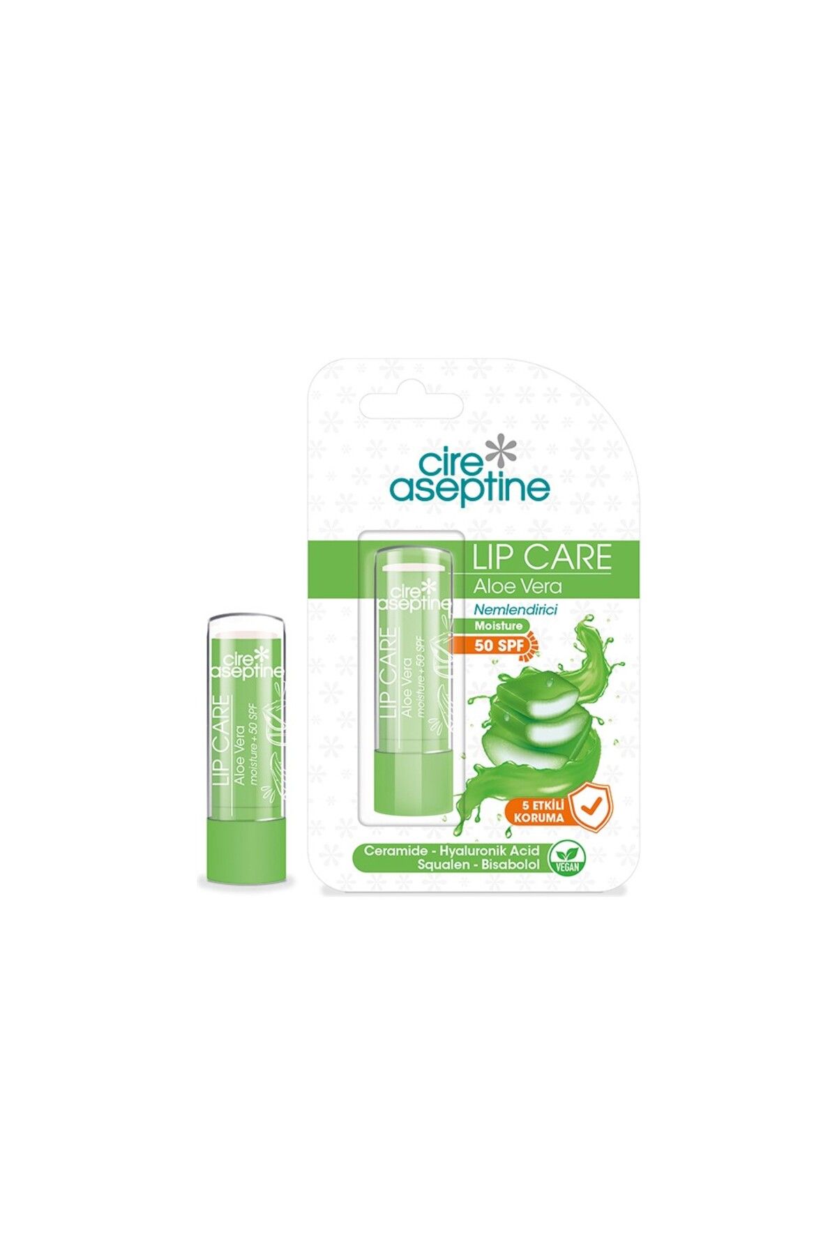 Cire Aseptine Lip Care AloeVera 50 SPF Dudak...