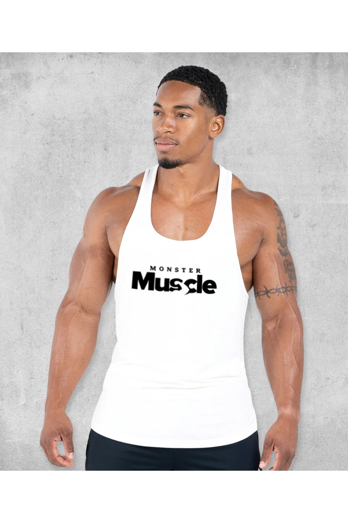 GhedtoMonster Muscle GymFitness Tank Top Spor...