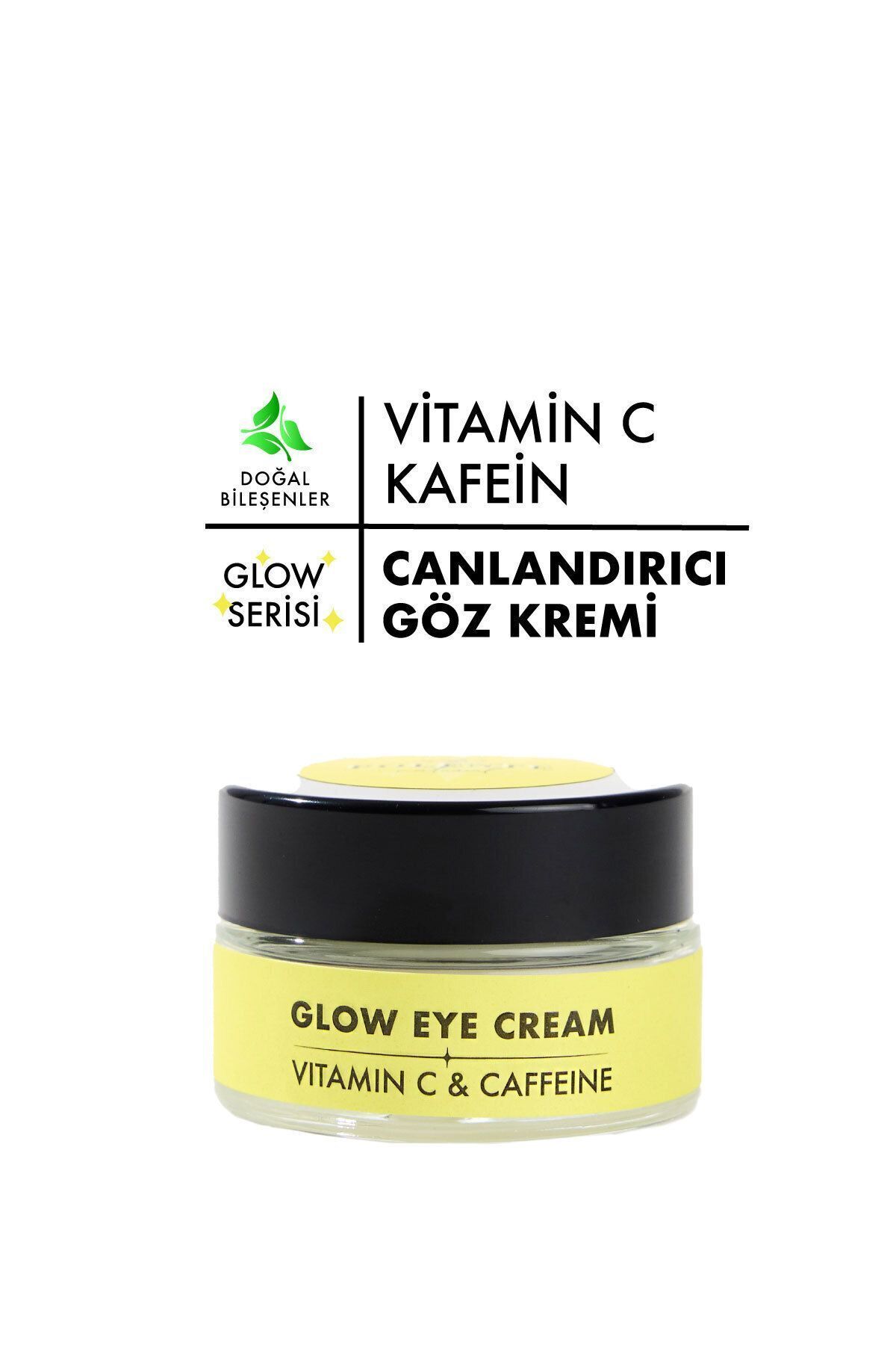 Polente NaturalGlow EyeCream- Vitamin C & Kaf...