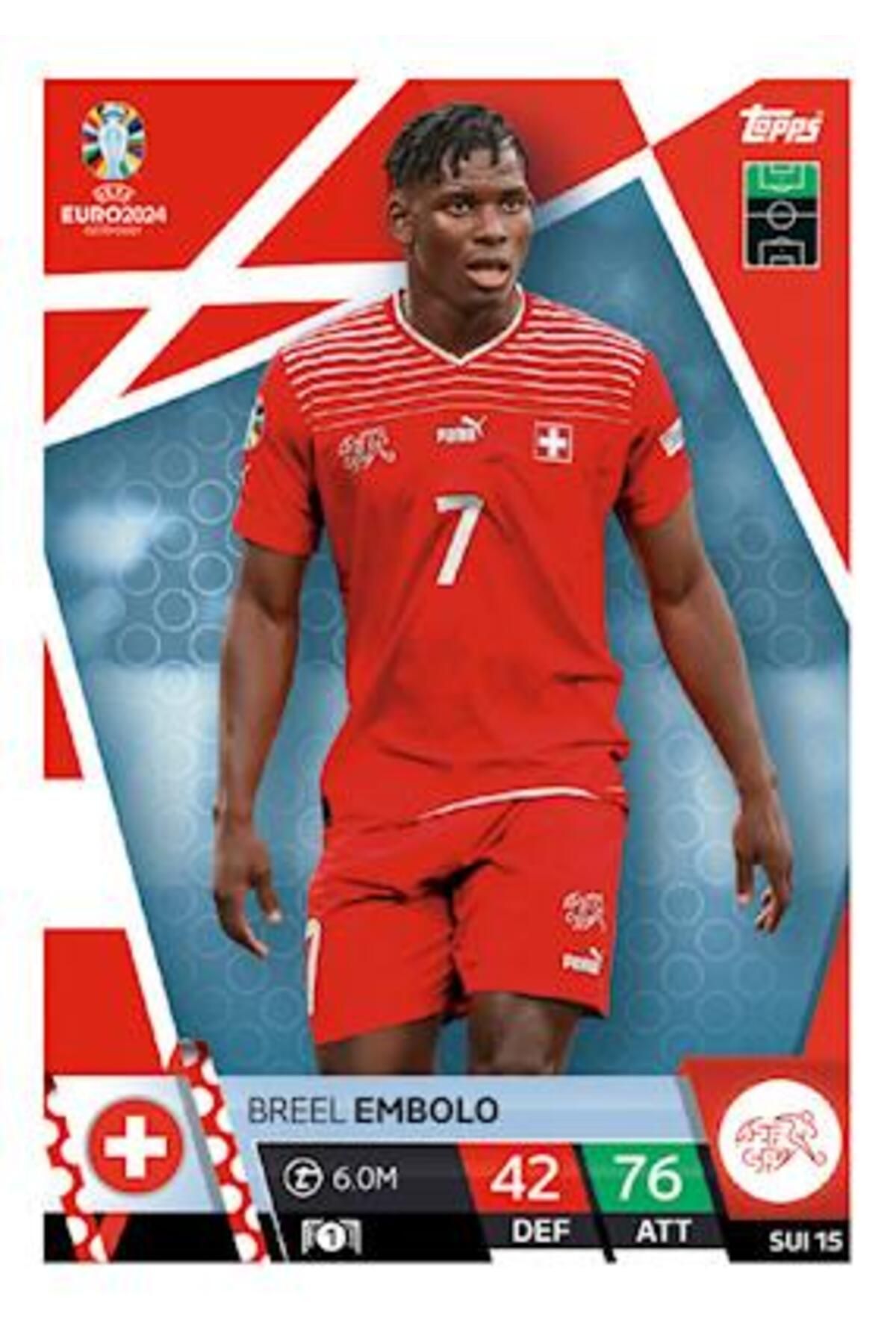 ToppsMatch Attax Euro 2024Futbol Kartları İsv...