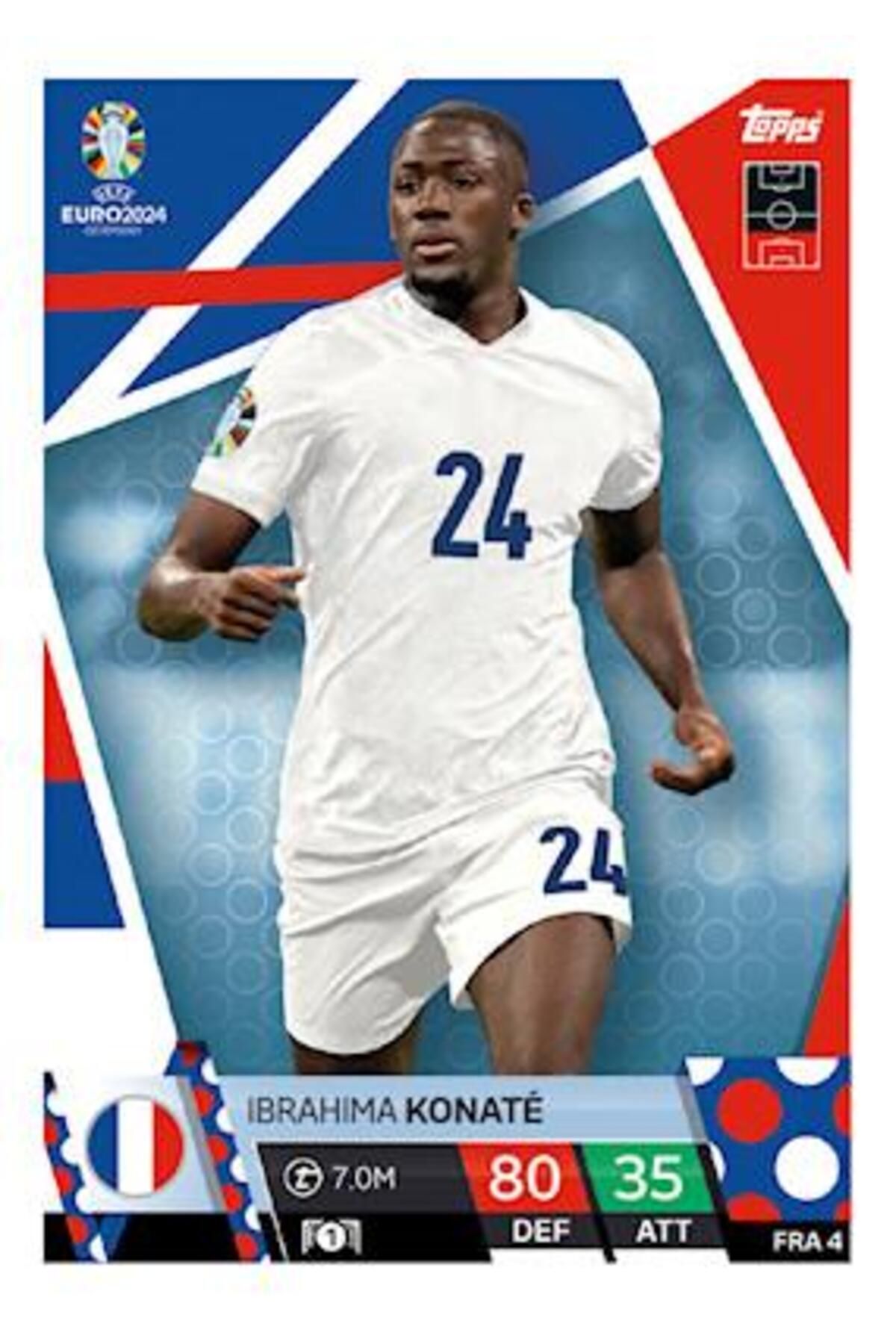 ToppsMatch Attax Euro 2024Futbol Kartları Fra...