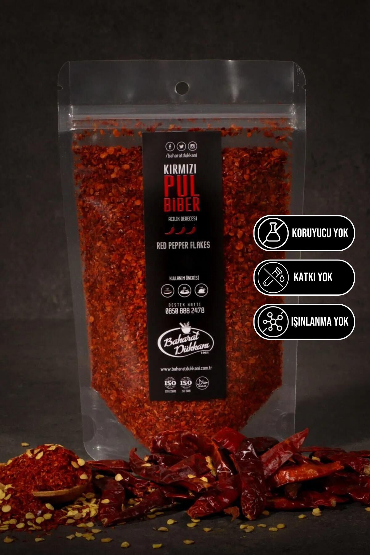 Baharat DükkanıKırmızı PulBiber (Çok Acı) 60g...