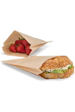 100 Adet Kraft Kese Kağıdı Tost Kağıdı 12 X 20 Cm (M2/40-45 GR) Image 0