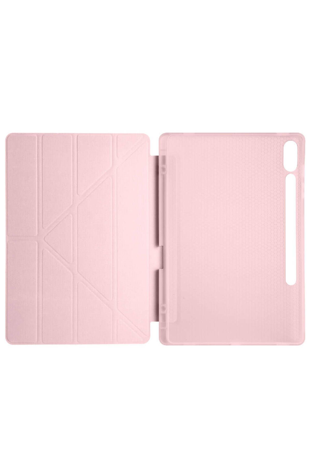 Samsung Galaxy Tab S9 Fe Plus/s10 Plus Kılıf Kalem Bölmeli Trifolding Case X610 X616 X820 X826 X828