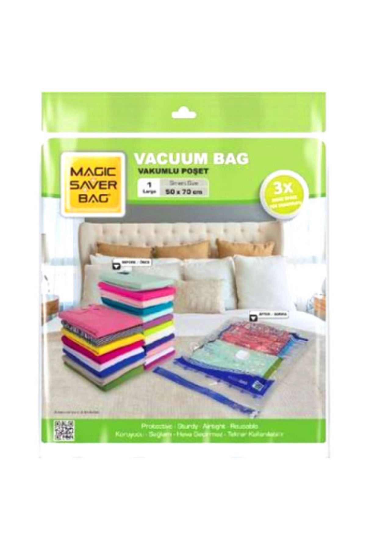 CEKAVE 50X70 LARGE VAKUMLUPOŞET HURÇ BAG (420...