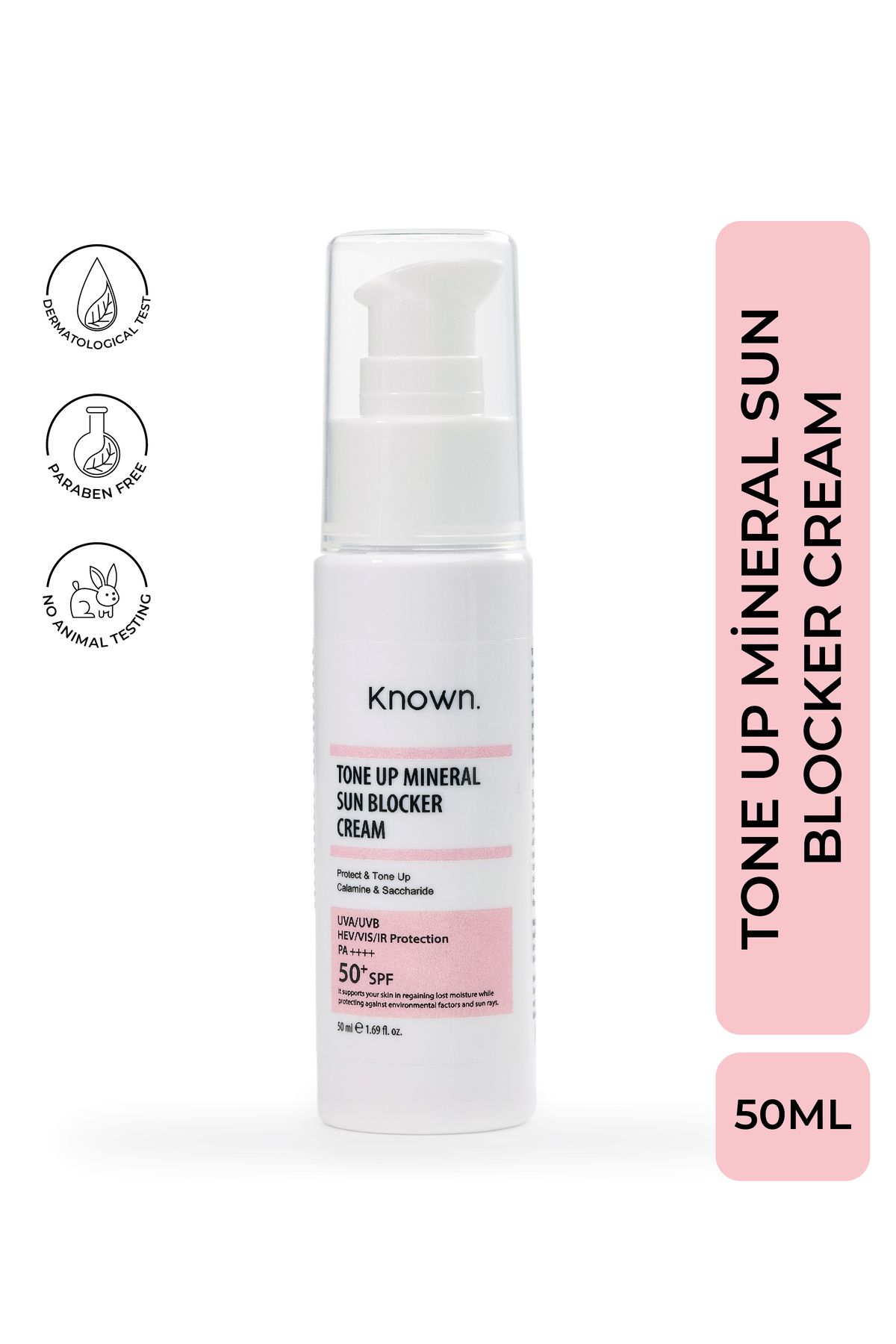 KNOWN.Güneş Kremi | SPF 50+Pembe Ton Eşitleyi...