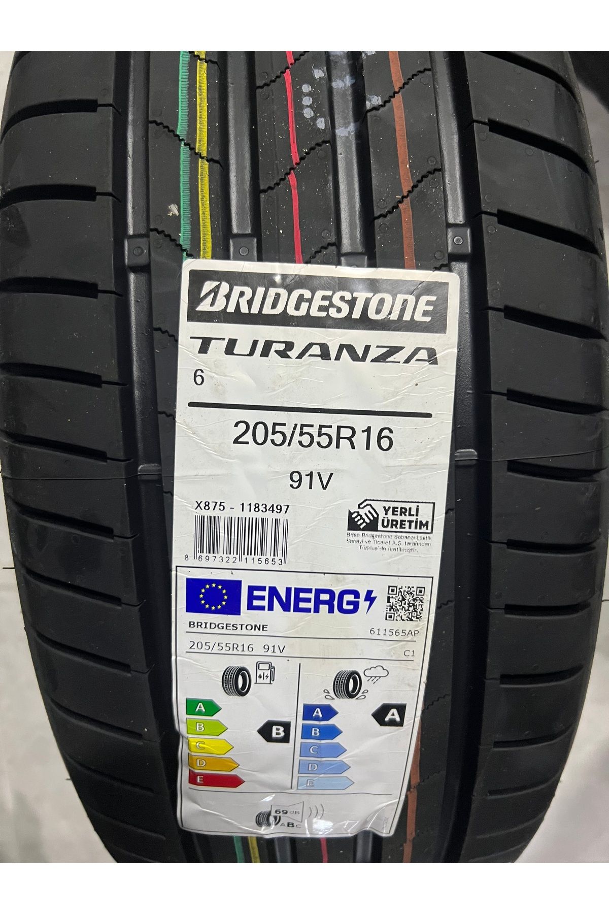 Bridgestone BRİDGESTONE /205/55R16 (TURANZA 6...