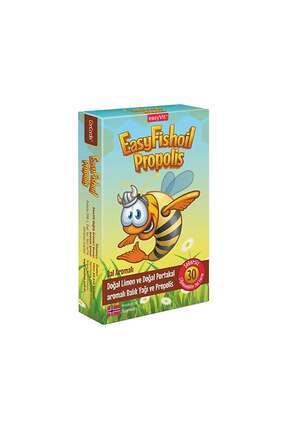 EasyFishoil Propolis Omega 3 Balık Yağı Çiğnenebilir 30 Jel Image 0