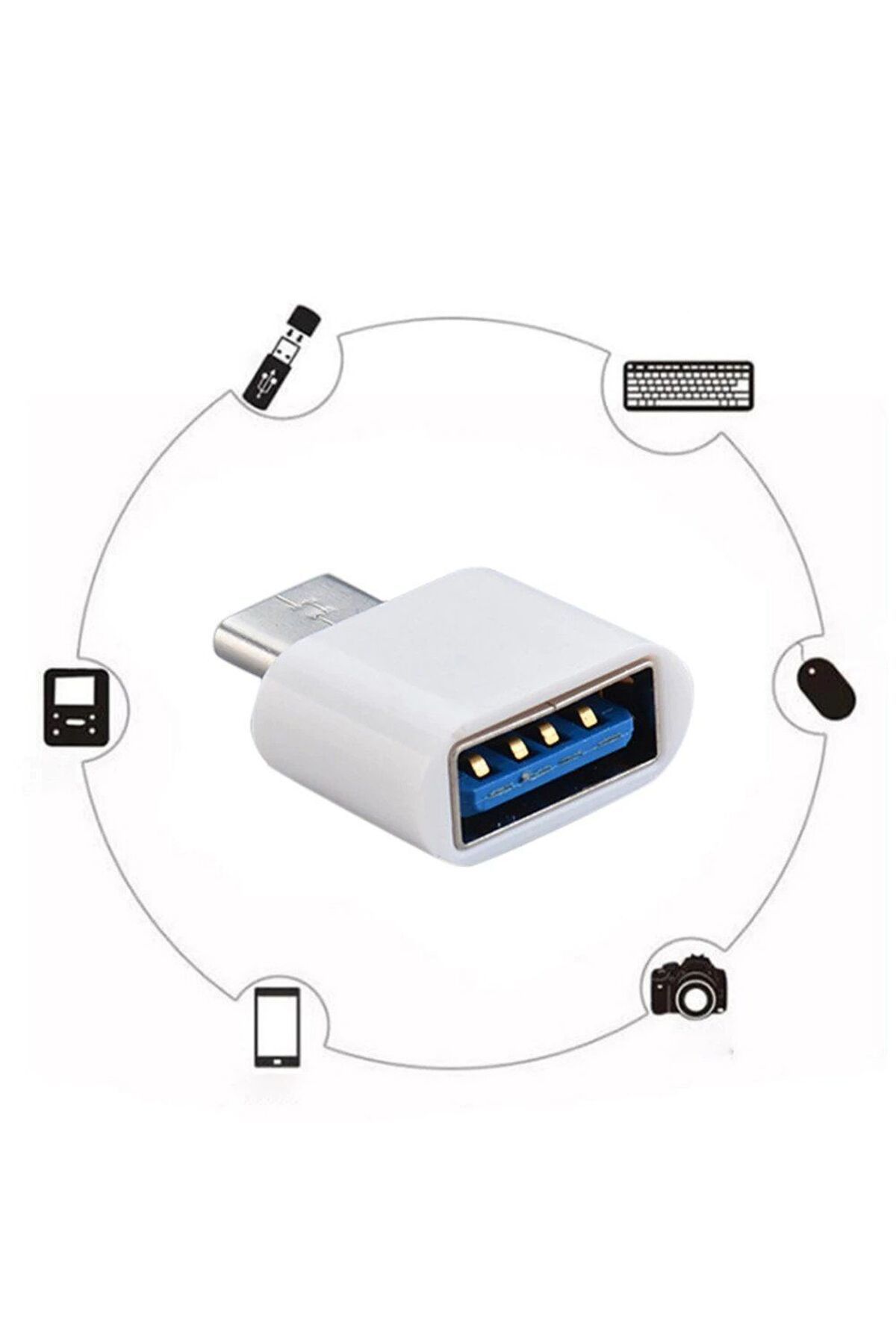 Fıx Rd01 Usb3.1 Type-c Otg =-- Usb3.0 Flash Drıver Çevirici Adaptör