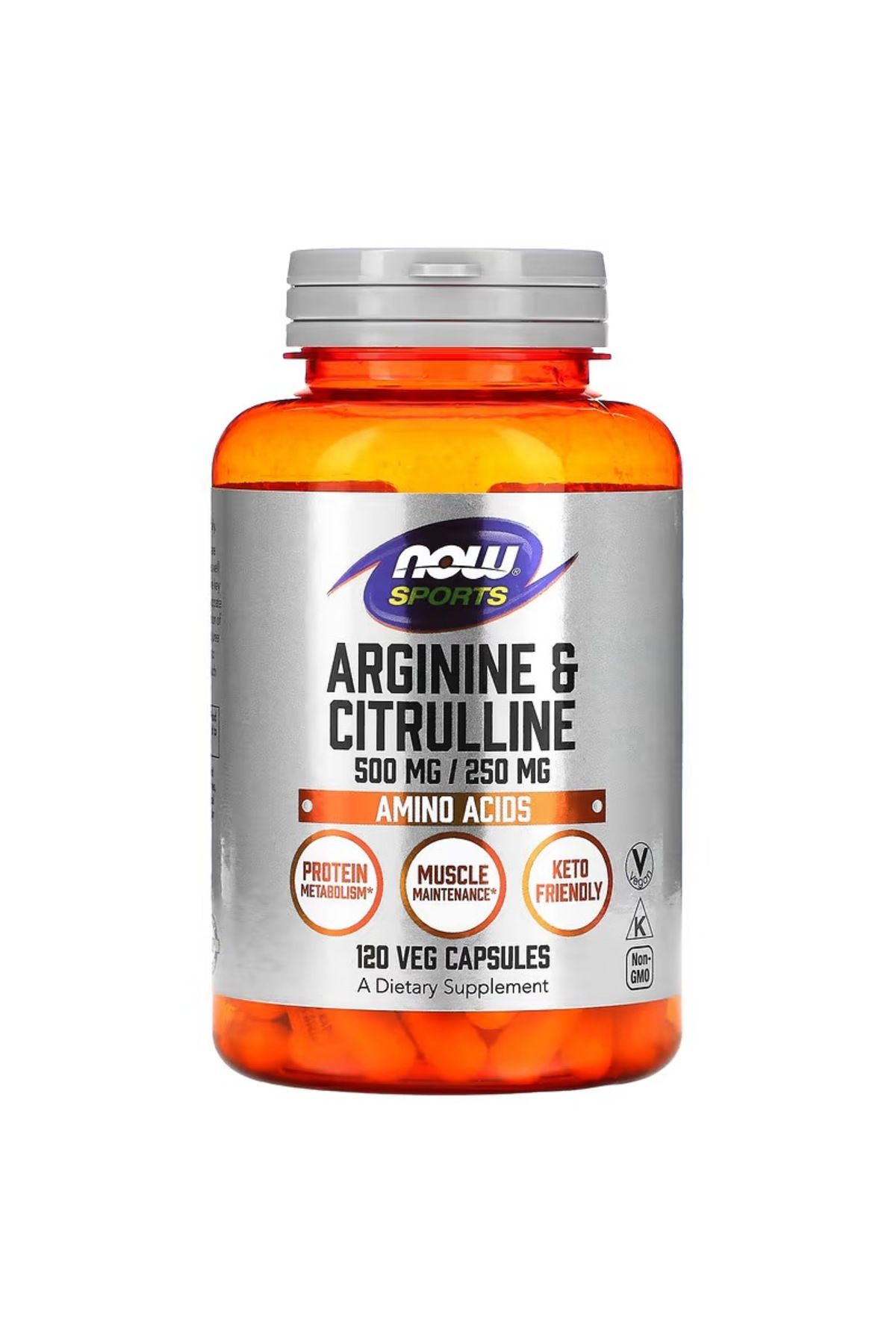 Now Foods Sports Arginine &Citrulline 120 Veg...