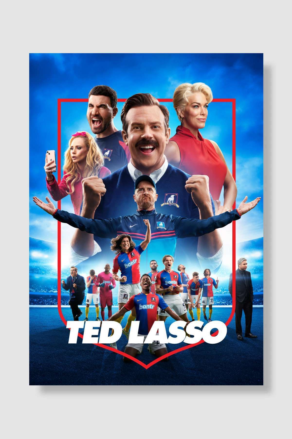 Mudi Store Ted Lasso DiziPoster Çerçevesiz Yü...