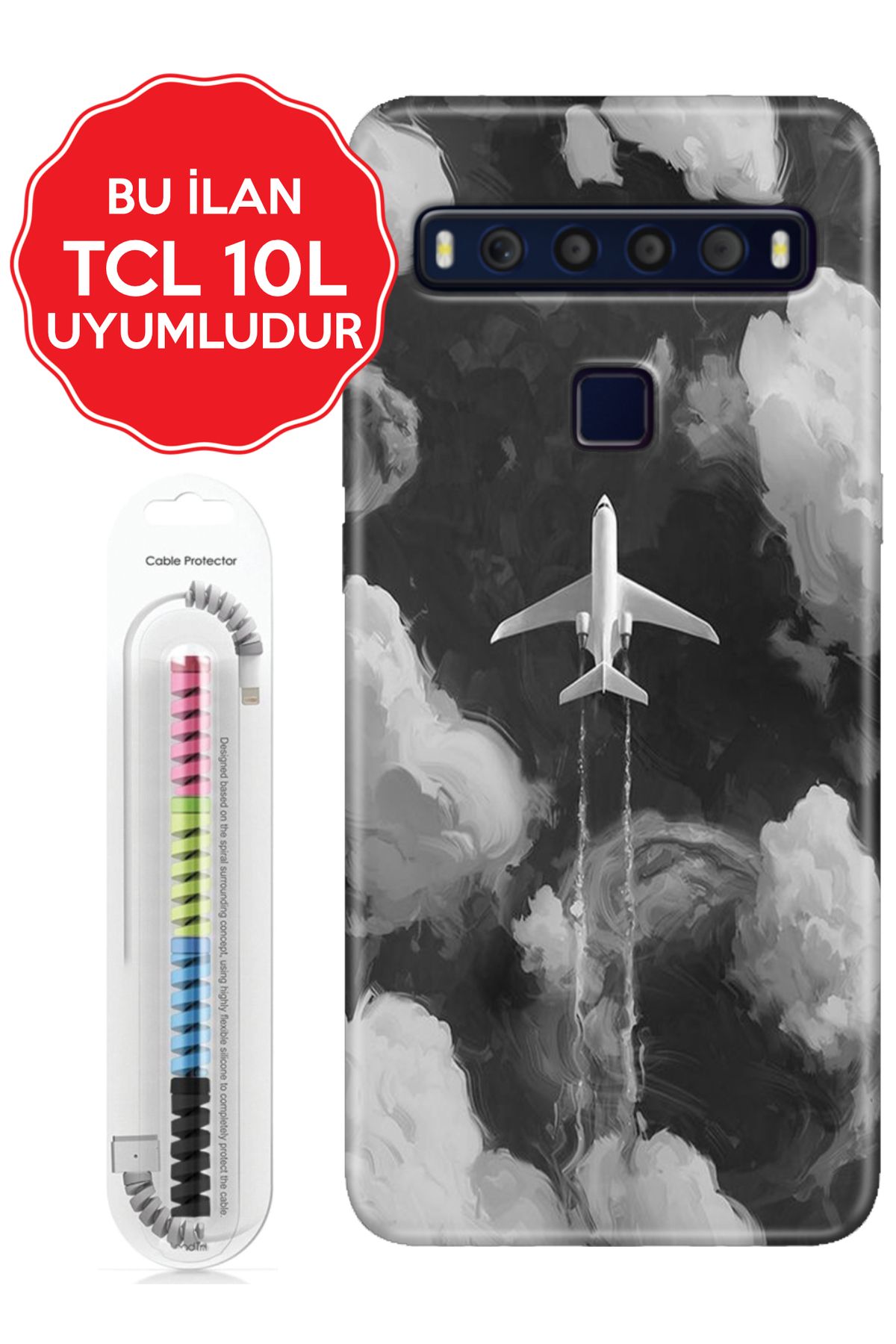 TCL L7 303 10L 10 20E 20SE 3030 SE Plus Kılıf...