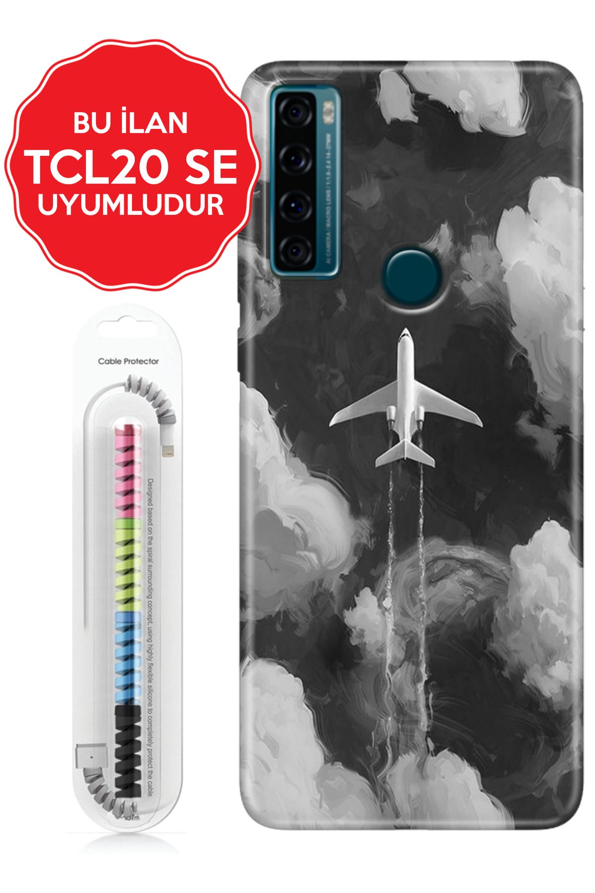 TCL L7 303 10L 10 20E 20SE 3030 SE Plus Kılıf...