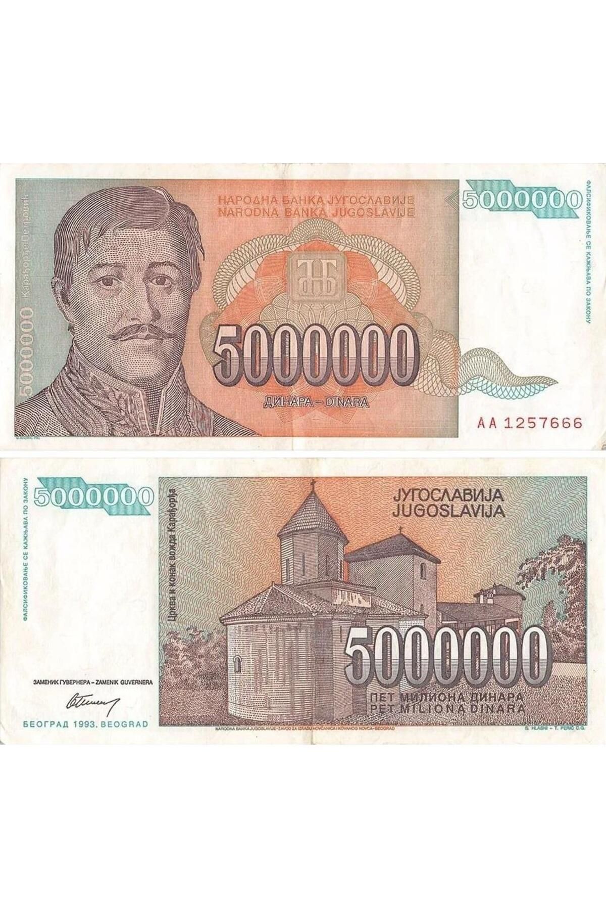 Benim KoleksiyonumYugoslavya, 5.000.000 Dinar...