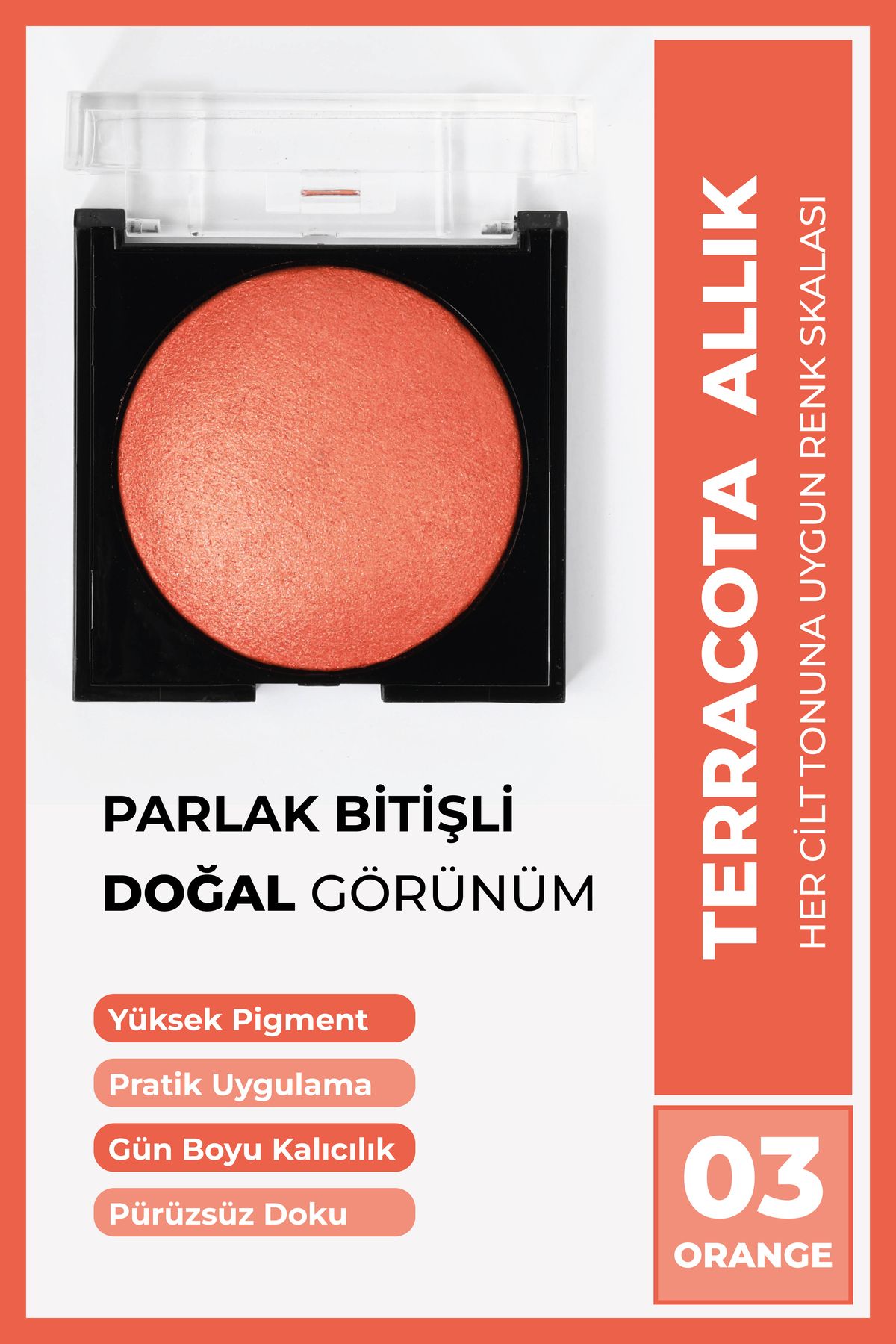 Cocosh She Terracota Allık 10Gr 03 Orange, Ko...