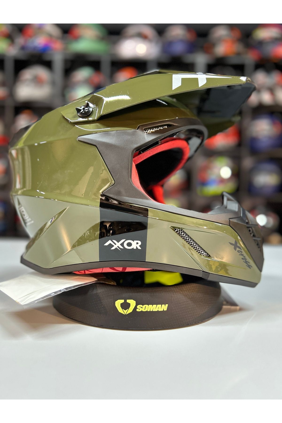 X- CROSS SC- BATTLE GREEN /KROSS KASK H.R.P DIŞ KABUK