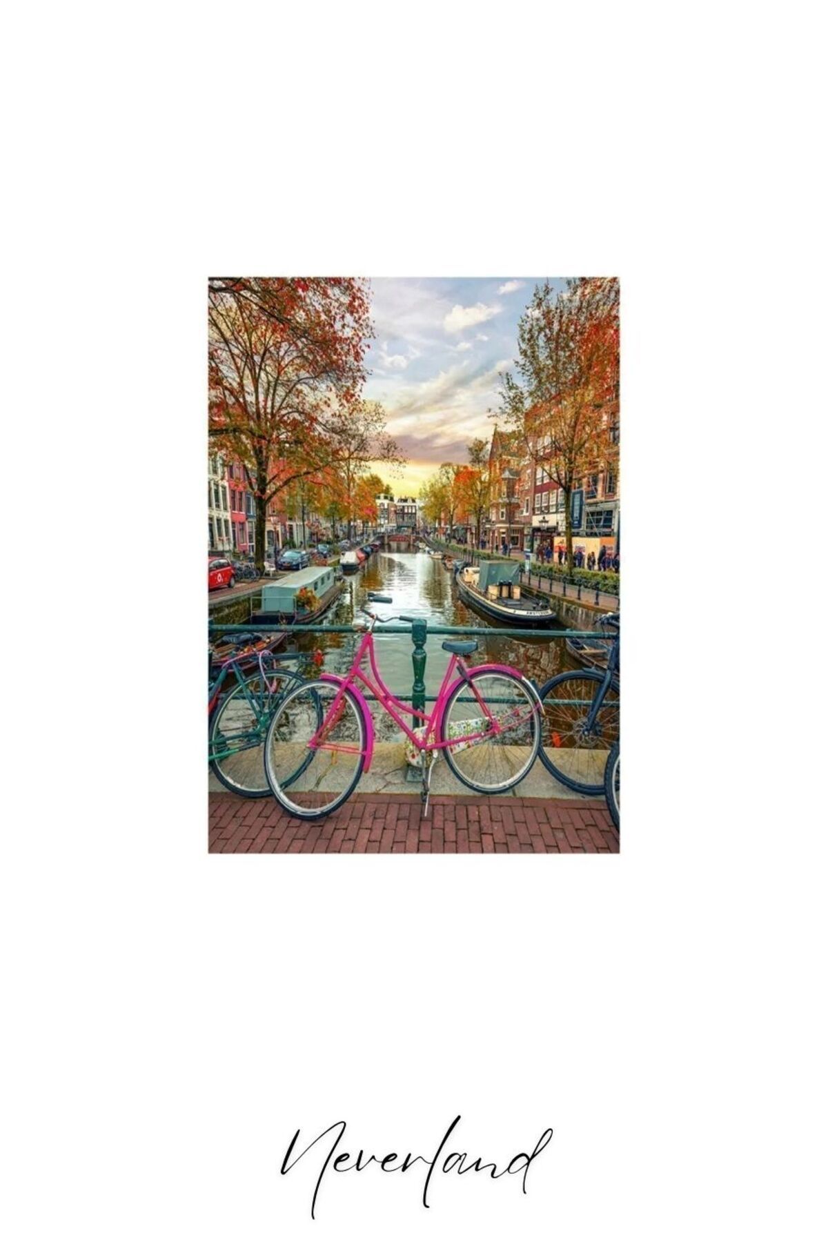 4 Adet 1000 Parça Puzzle - Cinque Terre / Yıldızlı Gece / Amsterdam / Sahil Evi