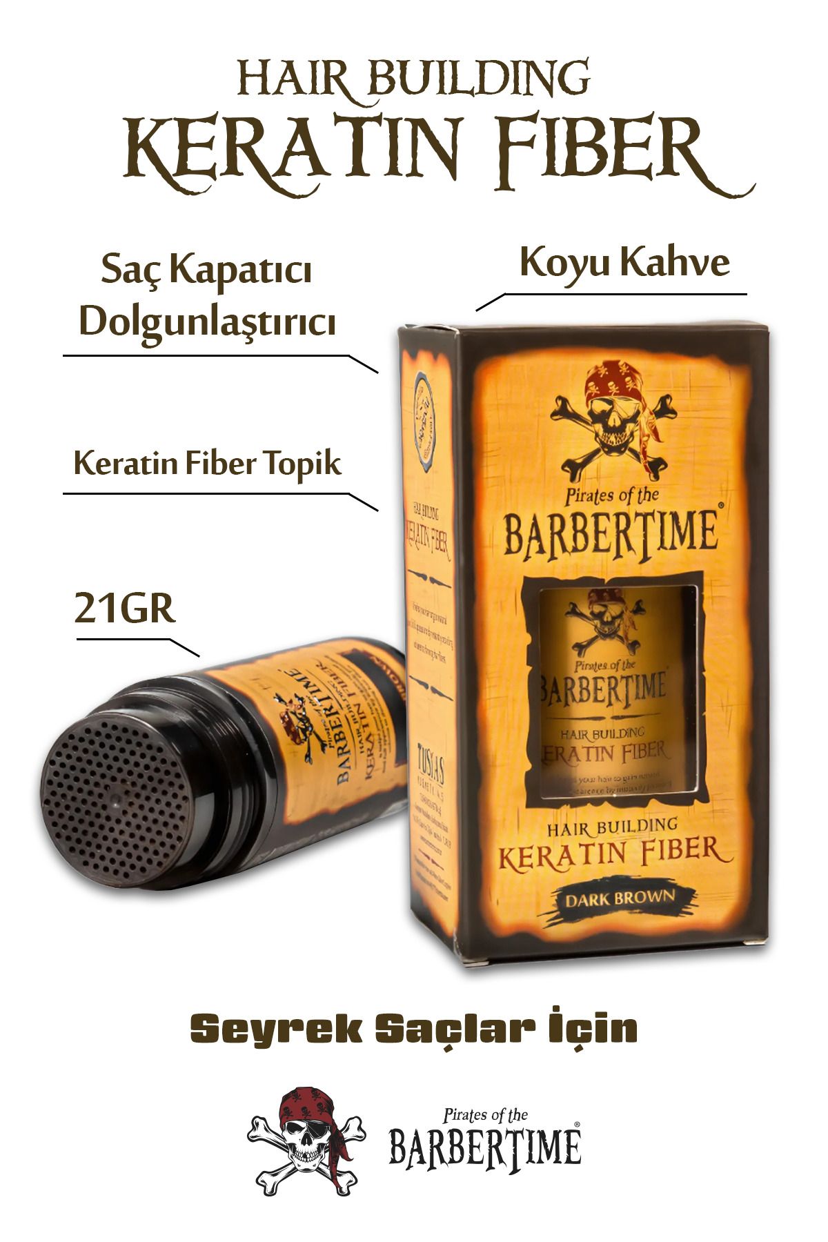 Barbertime Hair BuildingKeratin Fiber - Kerat...