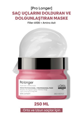 Serie Expert Pro Longer Saç Boylarının Görünümünü Yenileyici Maske 250 Ml Image 0