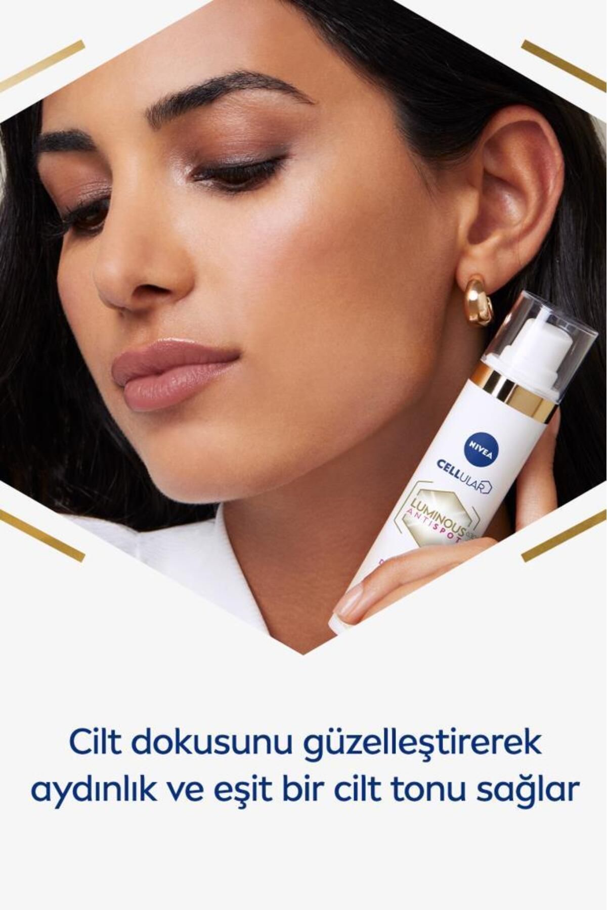 Luminous630 Güneş Korumalı Leke Karşıtı Gündüz Yüz Kremi 40ml, SPF50, Hyaluronik Asit, E Vitamini