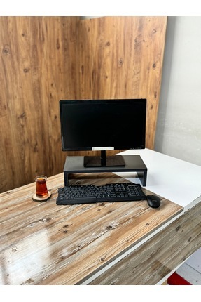 Siyah MDF Monitör Yükseltici Image 0