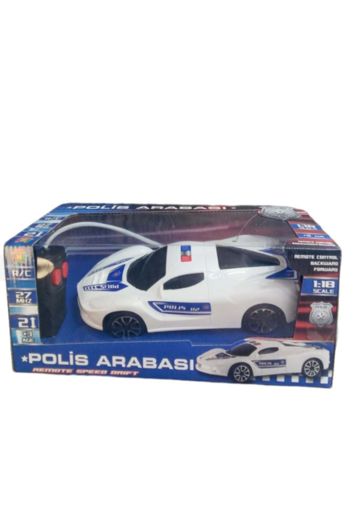 Toys FP5060 Uzaktan Kumandalı 2 Fonksiyonlu Polis Arabası