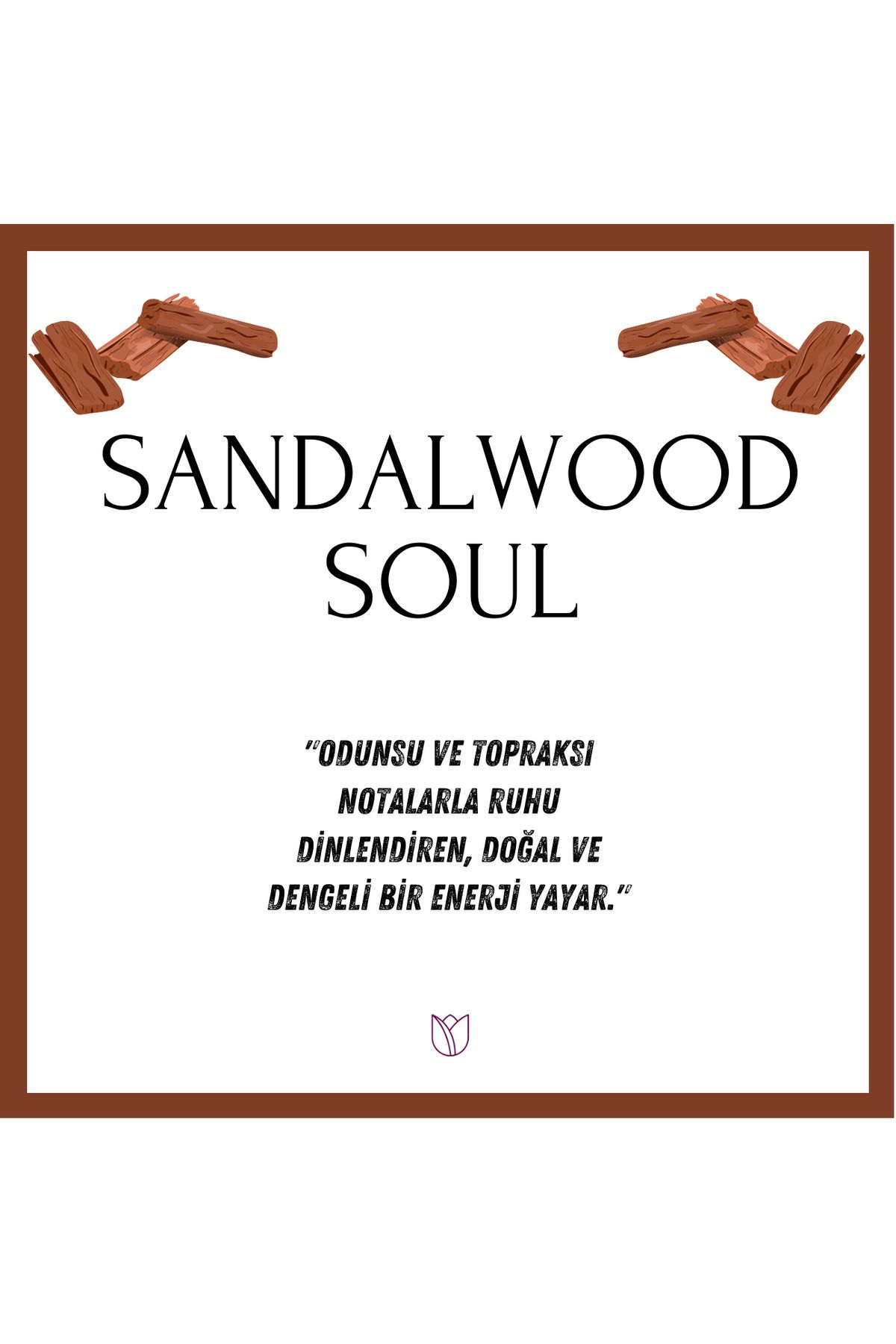 Sandal Ağacı Çubuklu Oda Kokusu Bambu Sandalwood Soul Diffuser 50ml