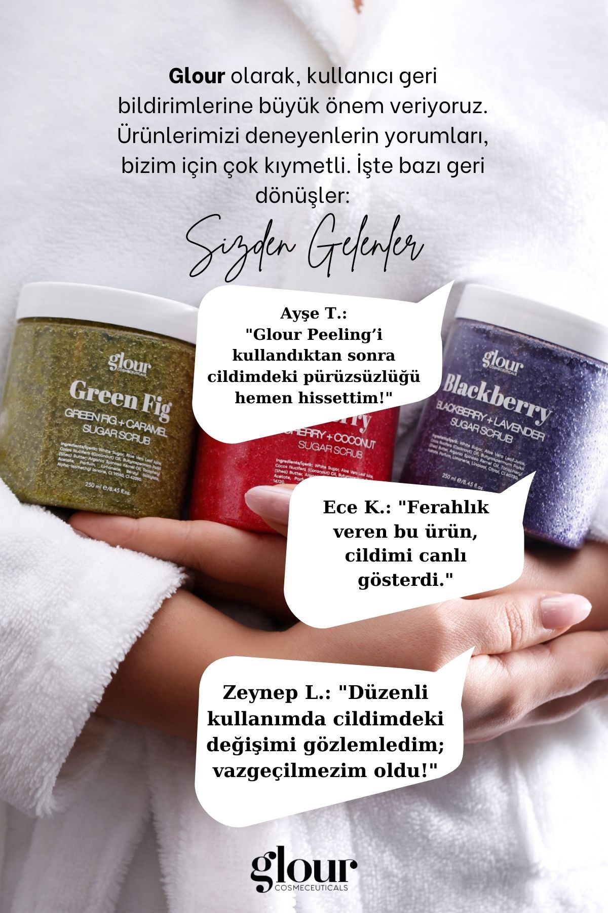 Vişne + Hindistan Özlü Sugar Scrub / Çilek Özlü Scrub Hollywood Peeling Pink Set