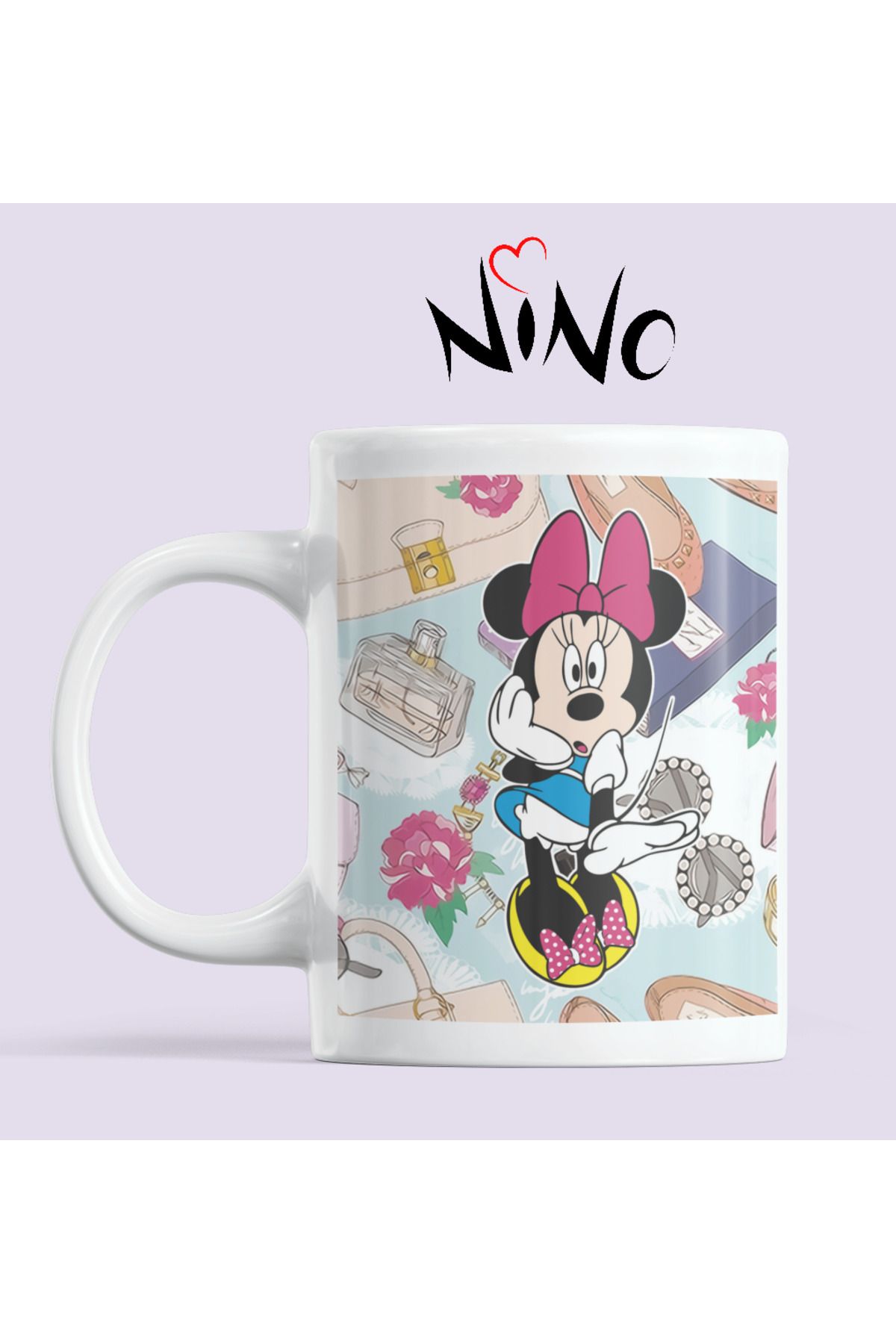 Nino Store Sevimli MinnieMouse  Baskılı Hediy...